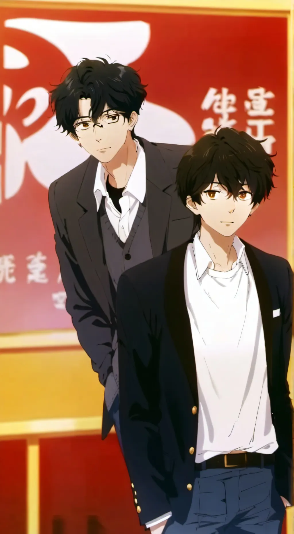 ai character: Elija and stephen background