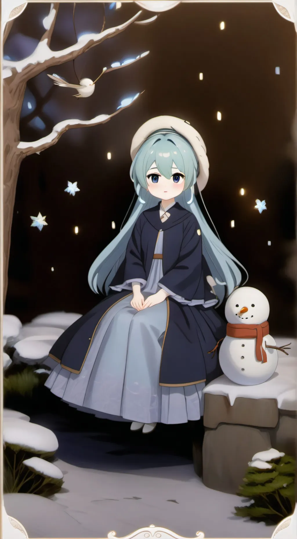 ai character: bluey  background