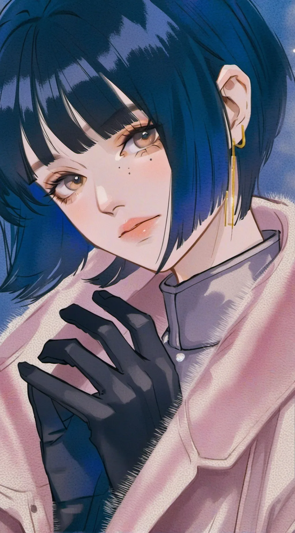 ai character: 🖤💥Yeni💥🖤 background