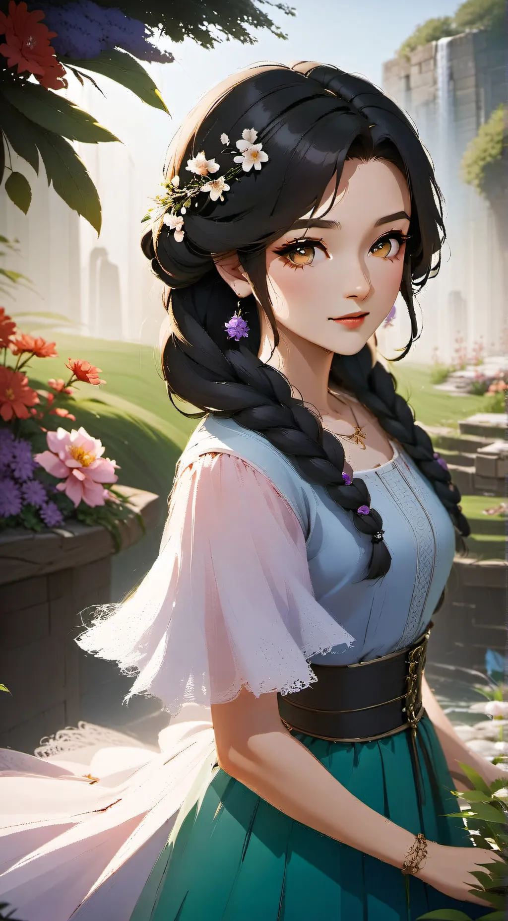 ai character: Ichika background