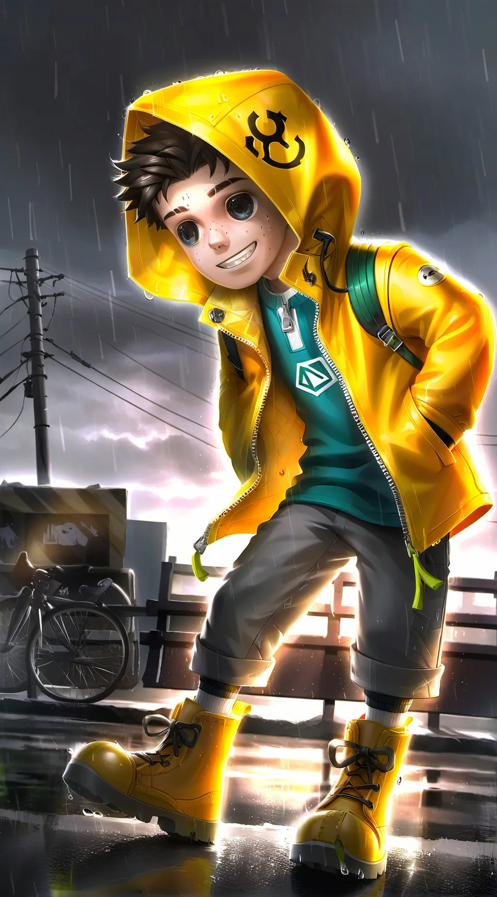 ai character: Georgie IT 2017 background