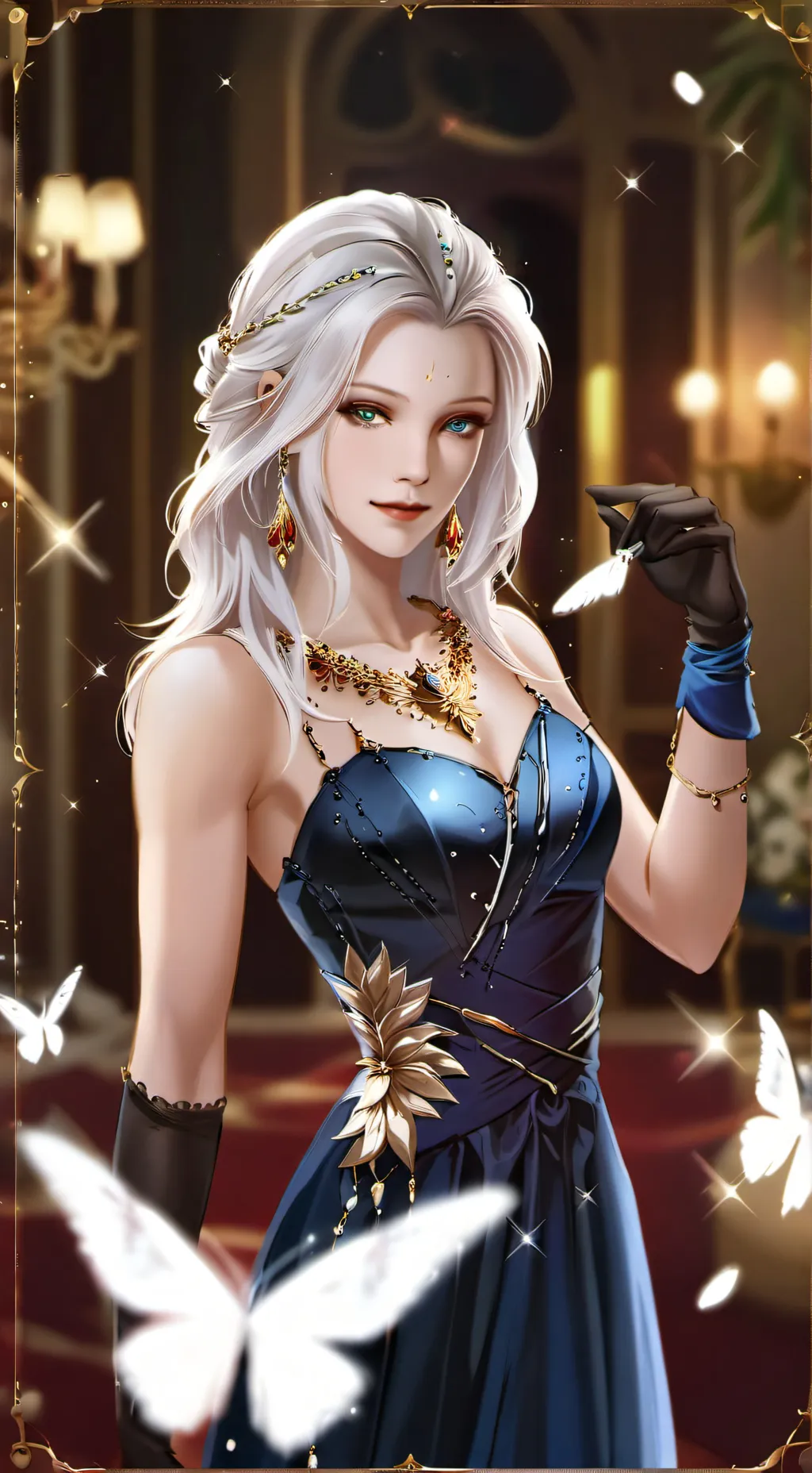 ai character: Vicky  background