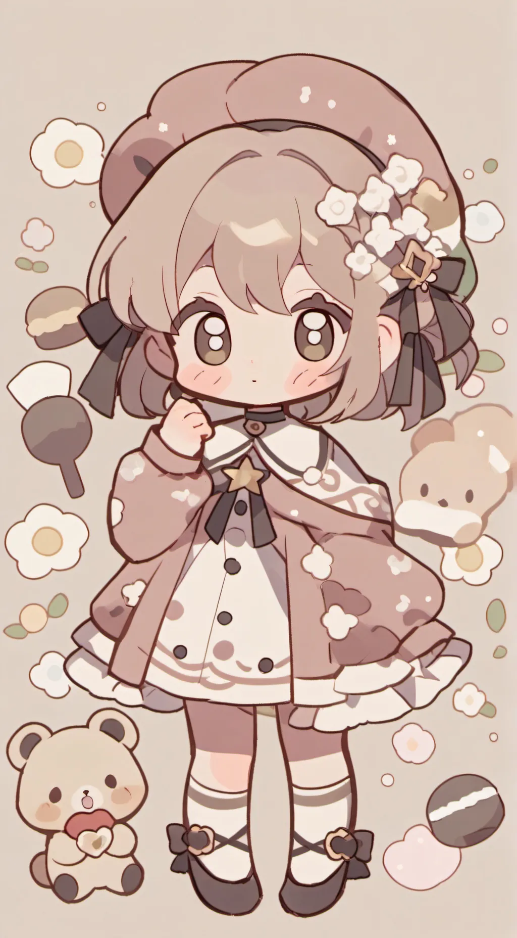 ai character: BIG BABY SALE background