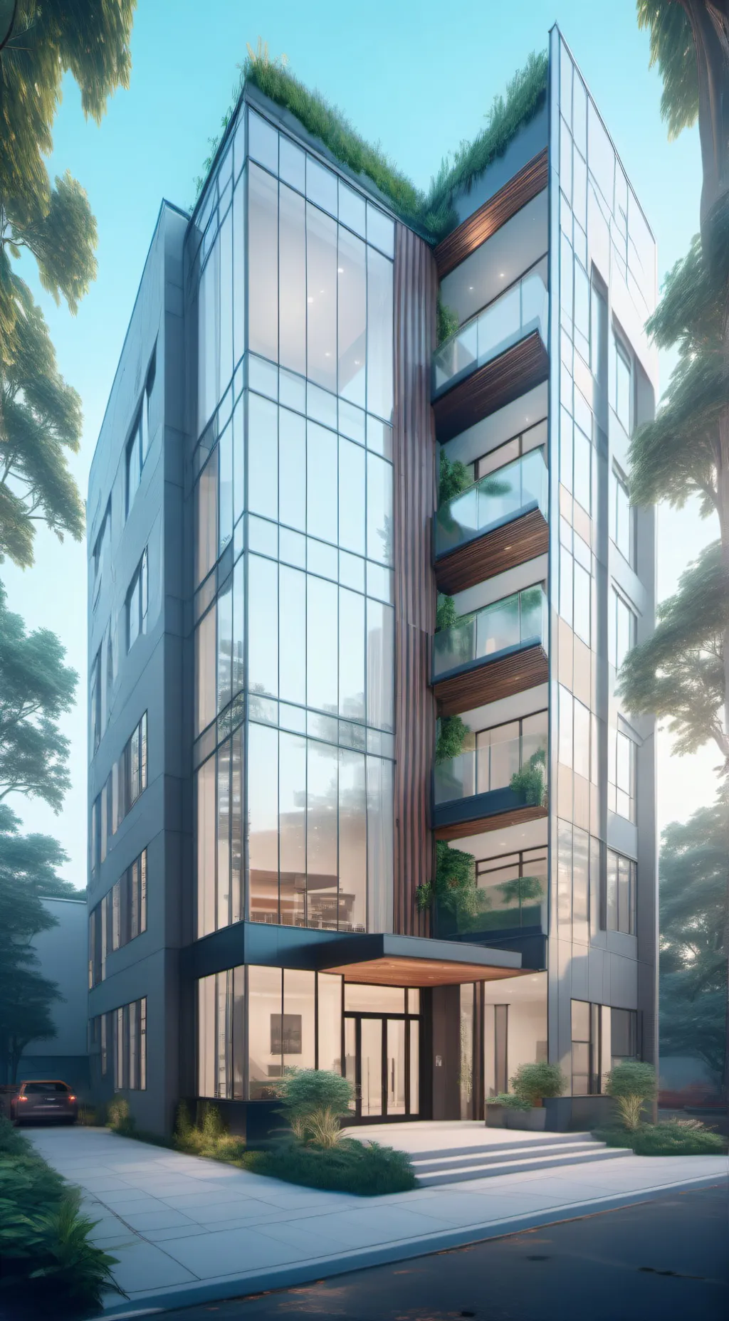 ai character: collège 😁 background