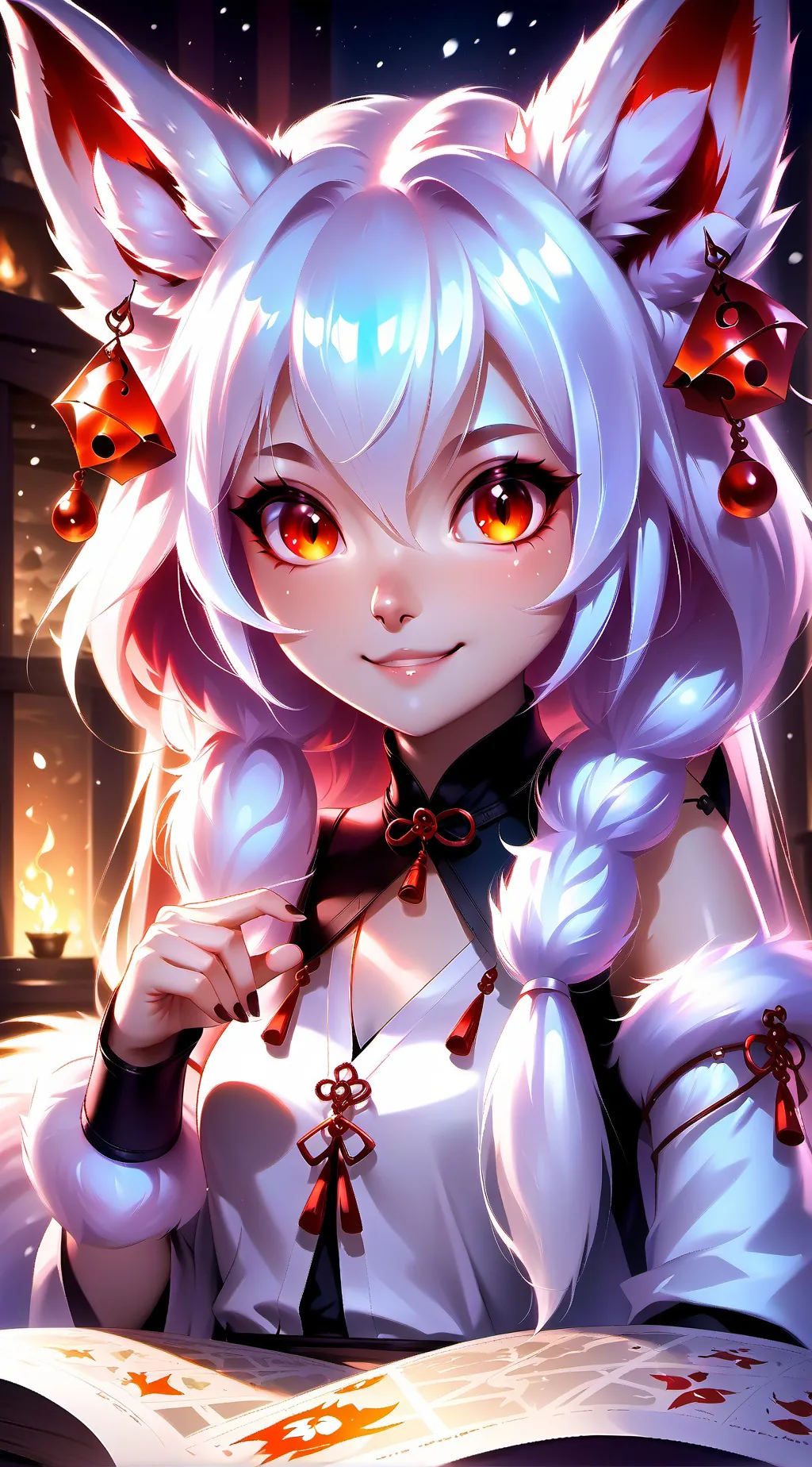 ai character: Aurora the Arctic  background