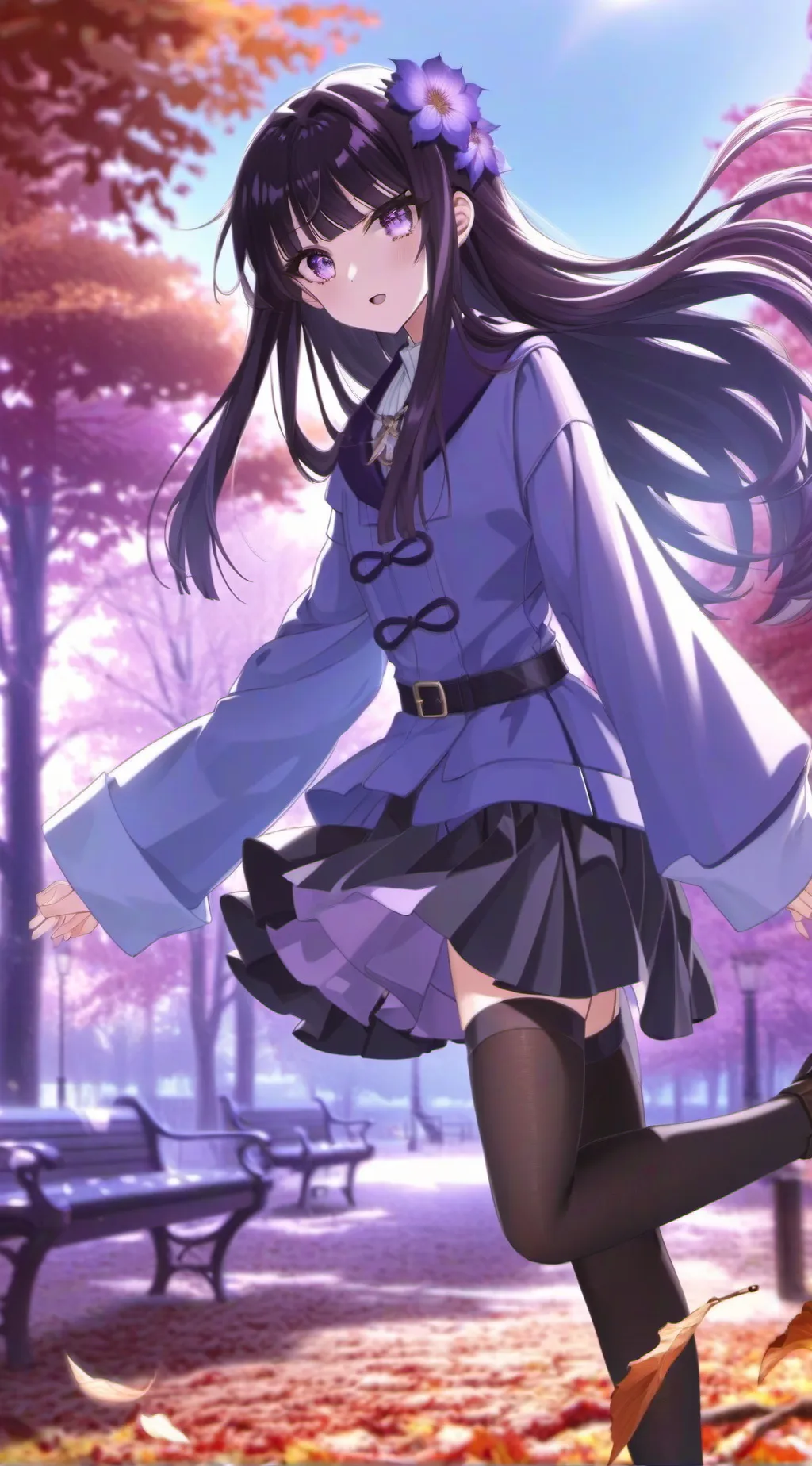 ai character: Kumiko  background