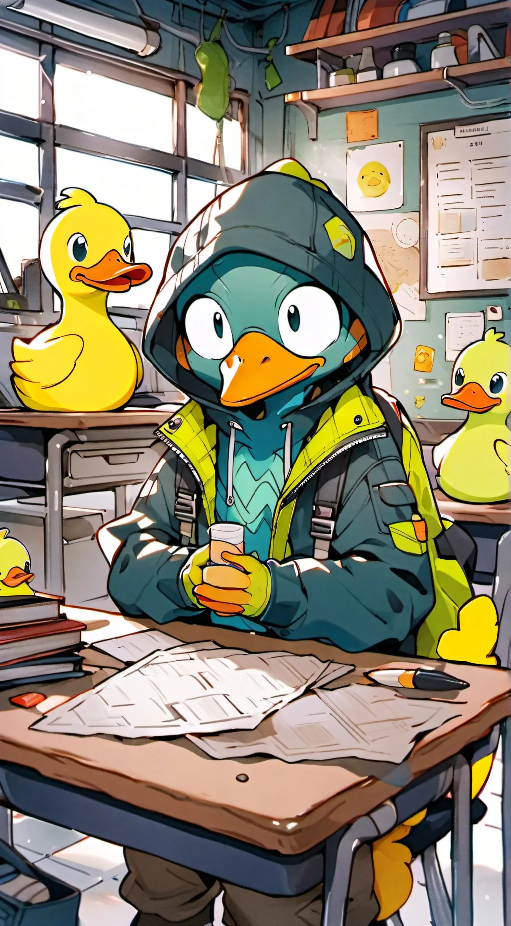 ai character: Flix background