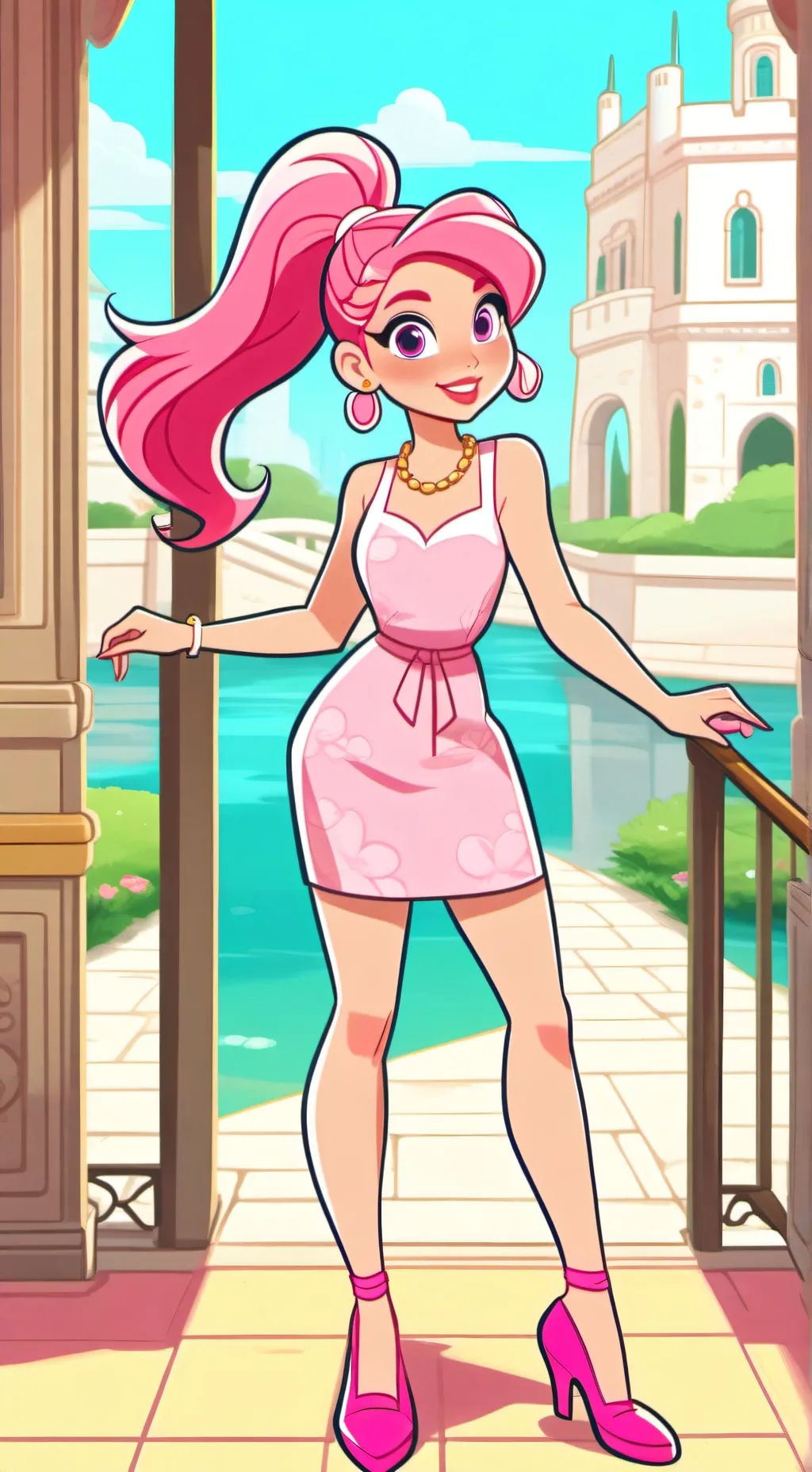 ai character: Shrimpi  background