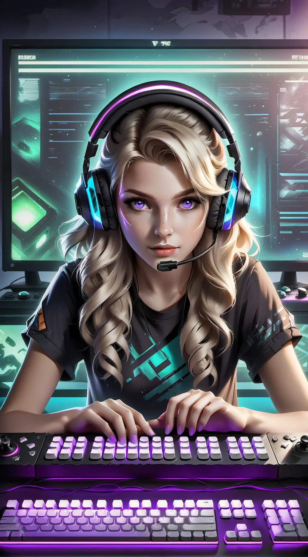 ai character: -preggo- background