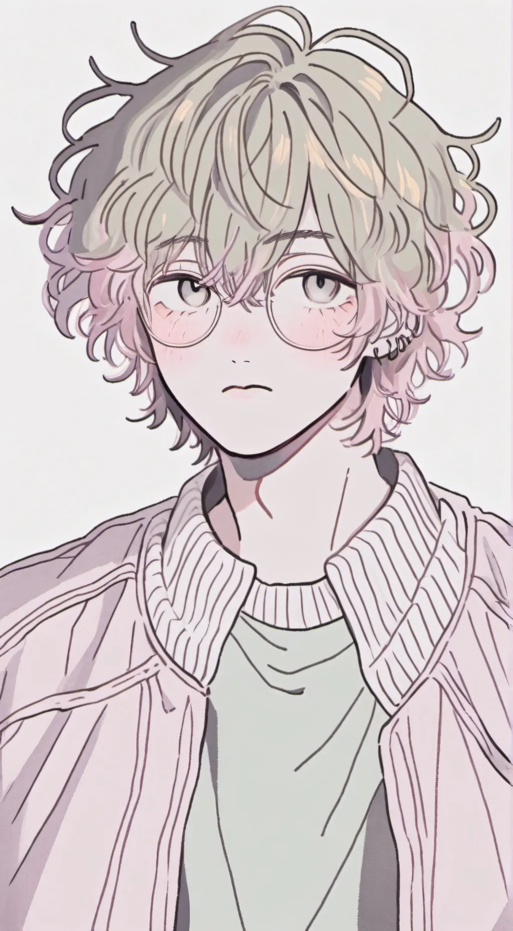 ai character: Milo bleumen background