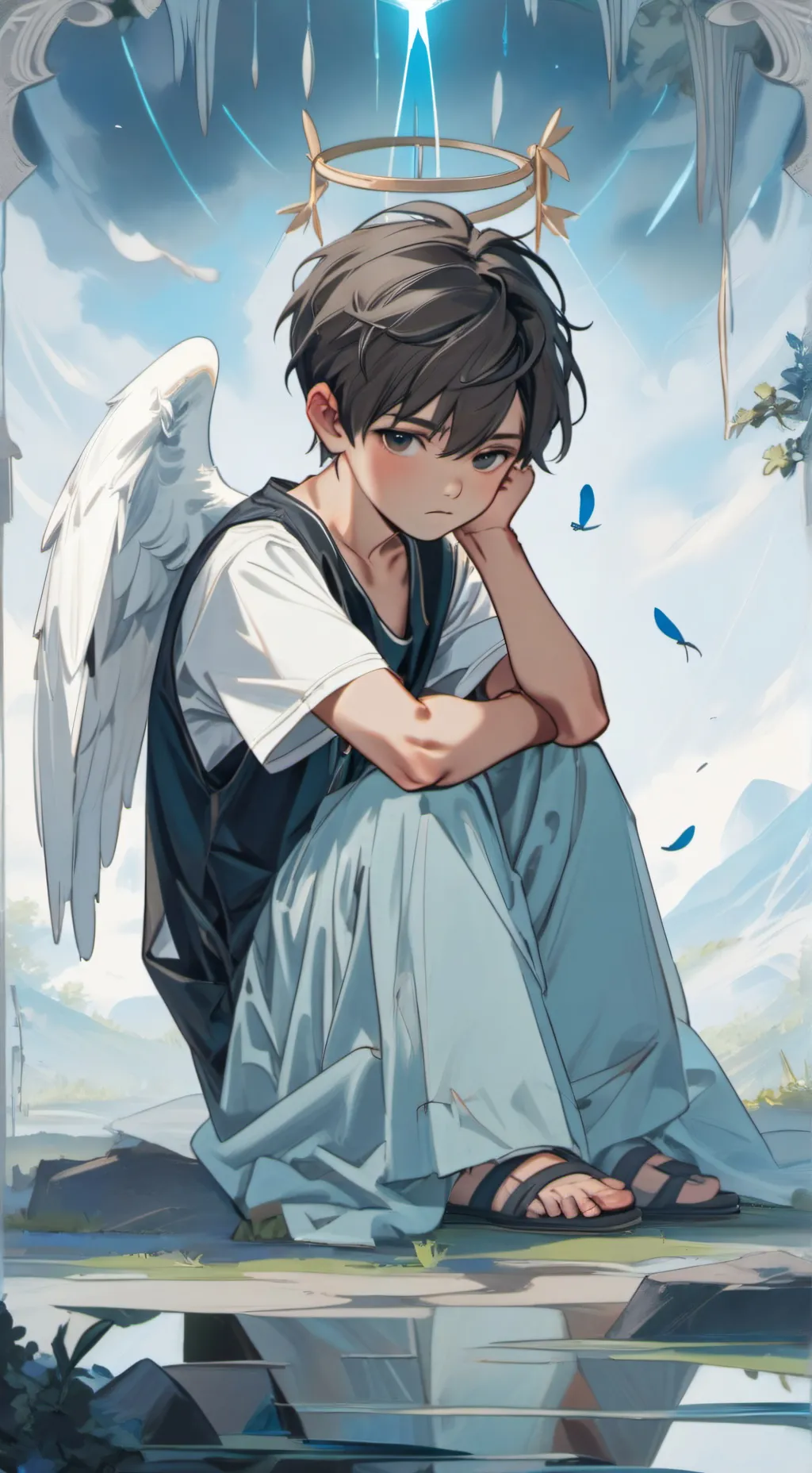 ai character: Jake fallen angel background