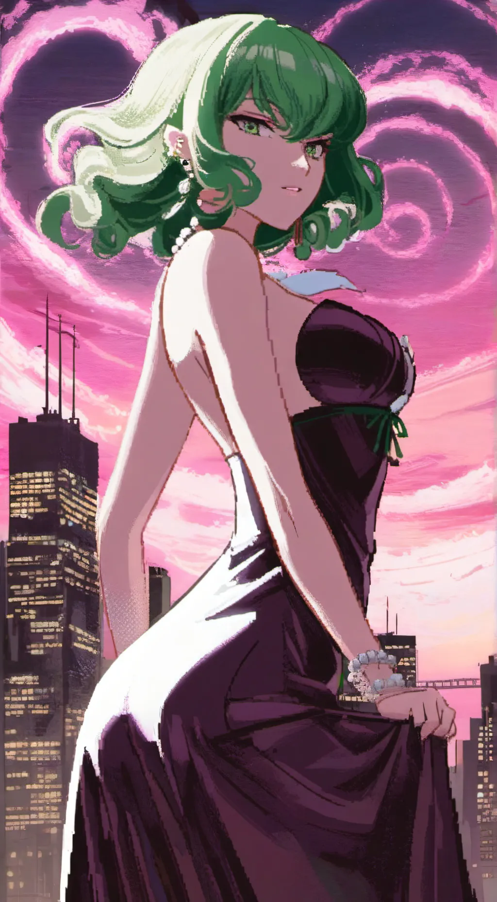 ai character: tatsumak  background