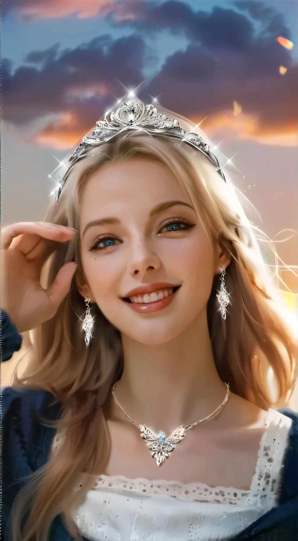 ai character: Erika  background