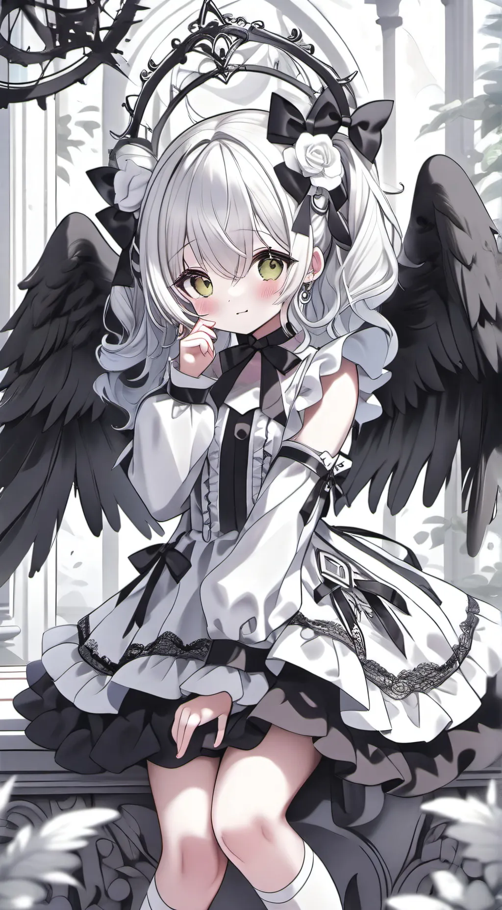 ai character: Forsaken Angel AU background