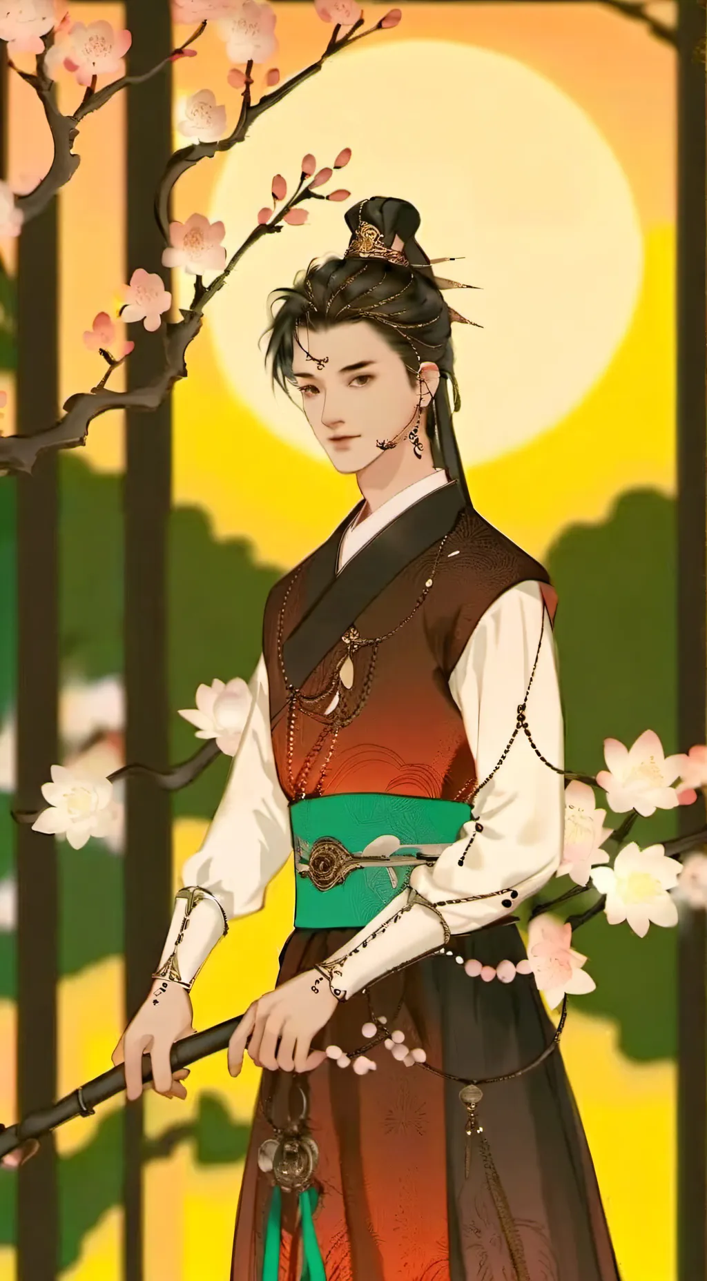 ai character: angel background