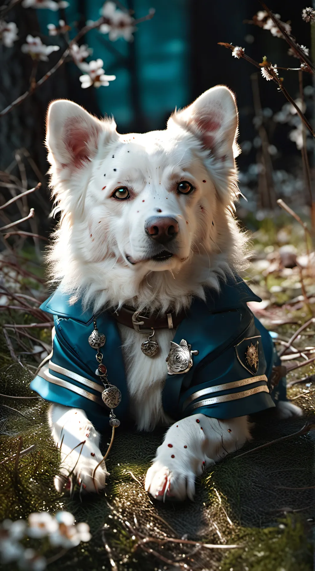 ai character: perrito travieso background