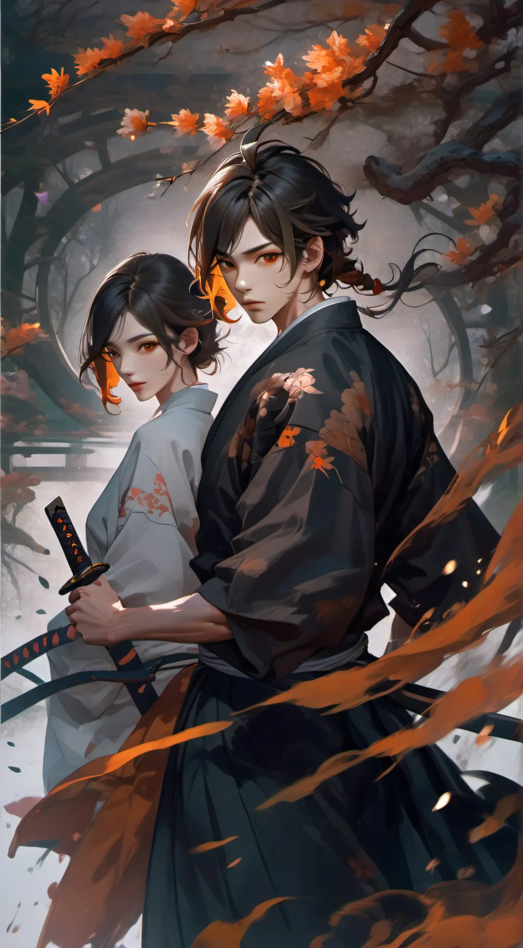 ai character: ♓️ Jiho & Eunae background