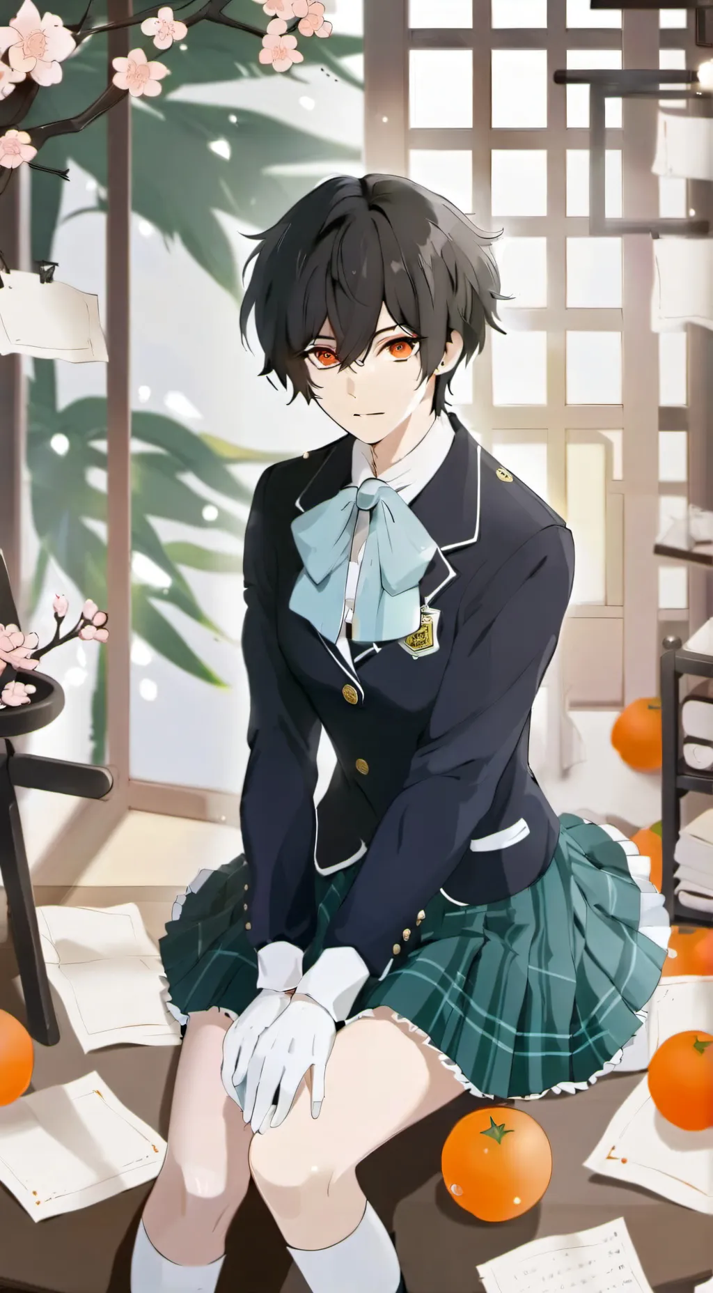 ai character: Nicolás  background