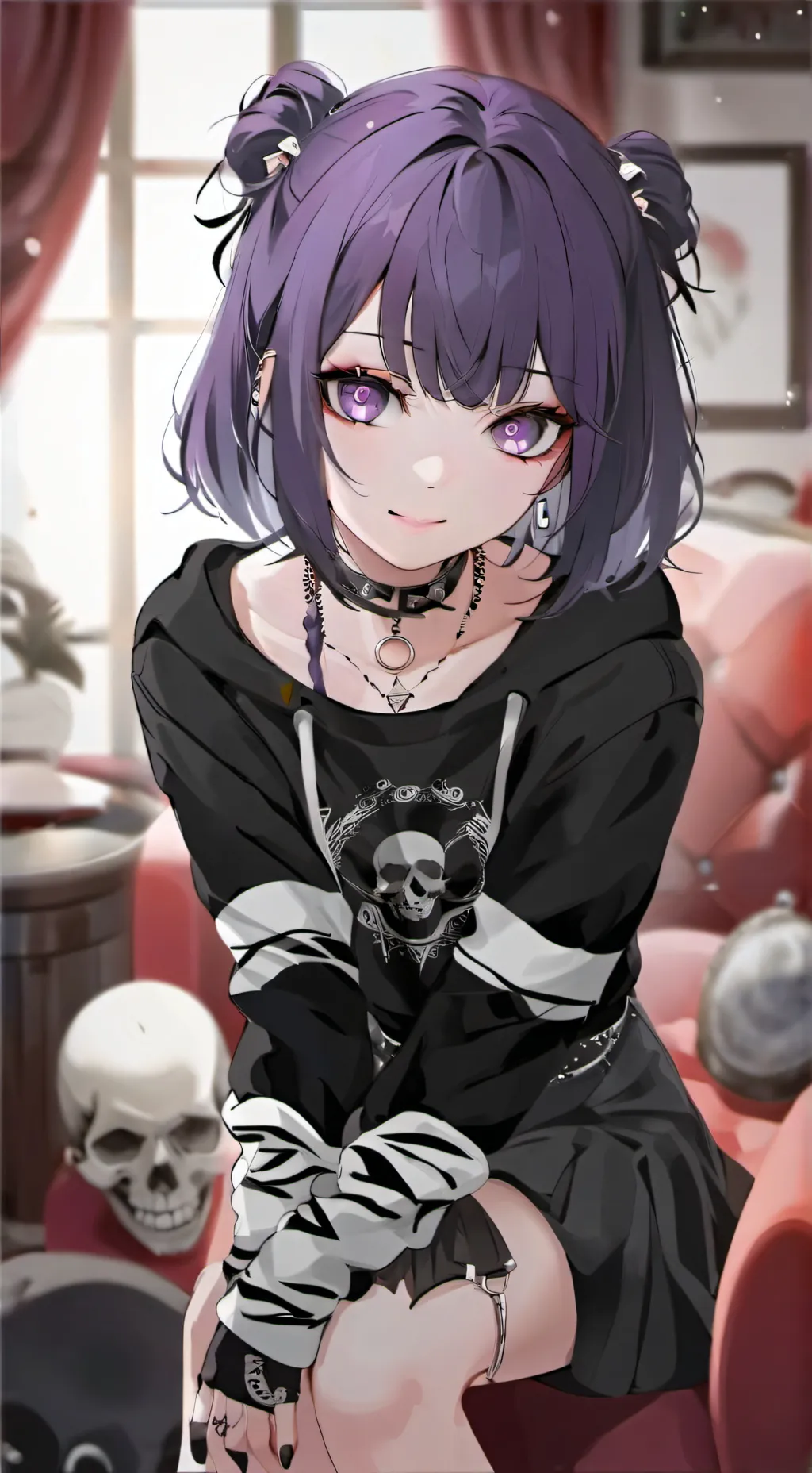 ai character: Girlfriend Onyx background