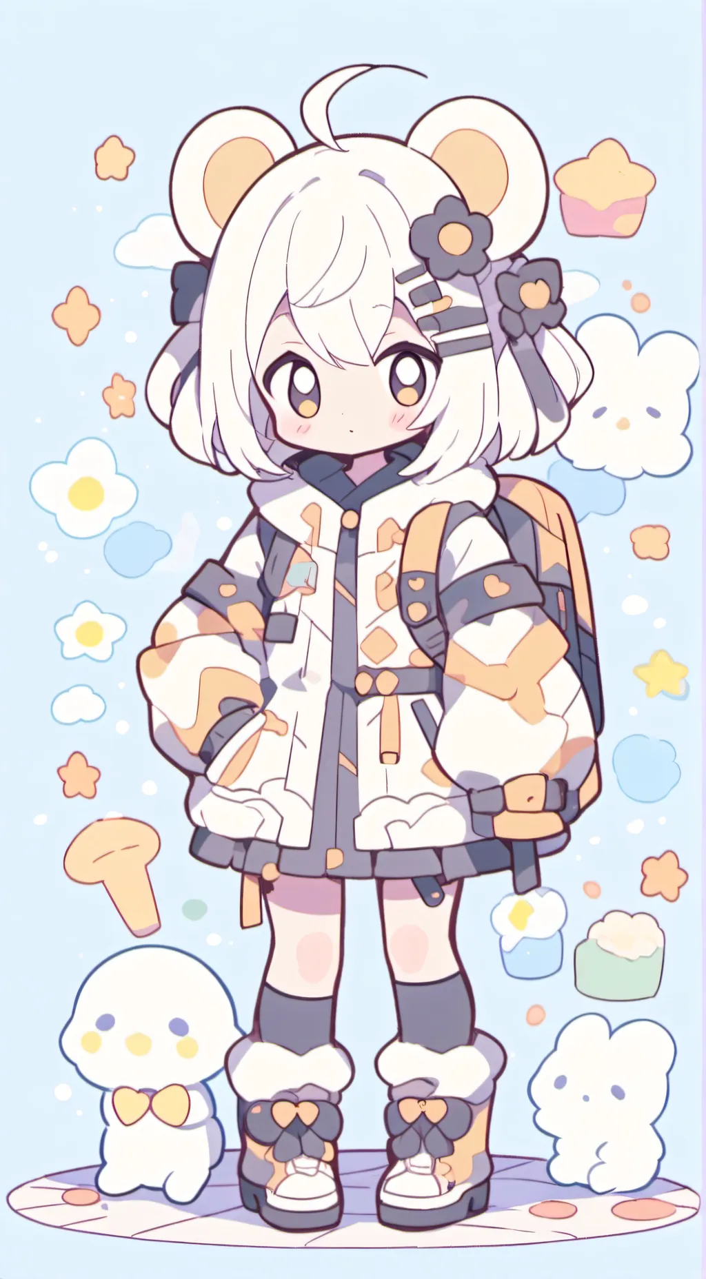 ai character: freaky brusha background