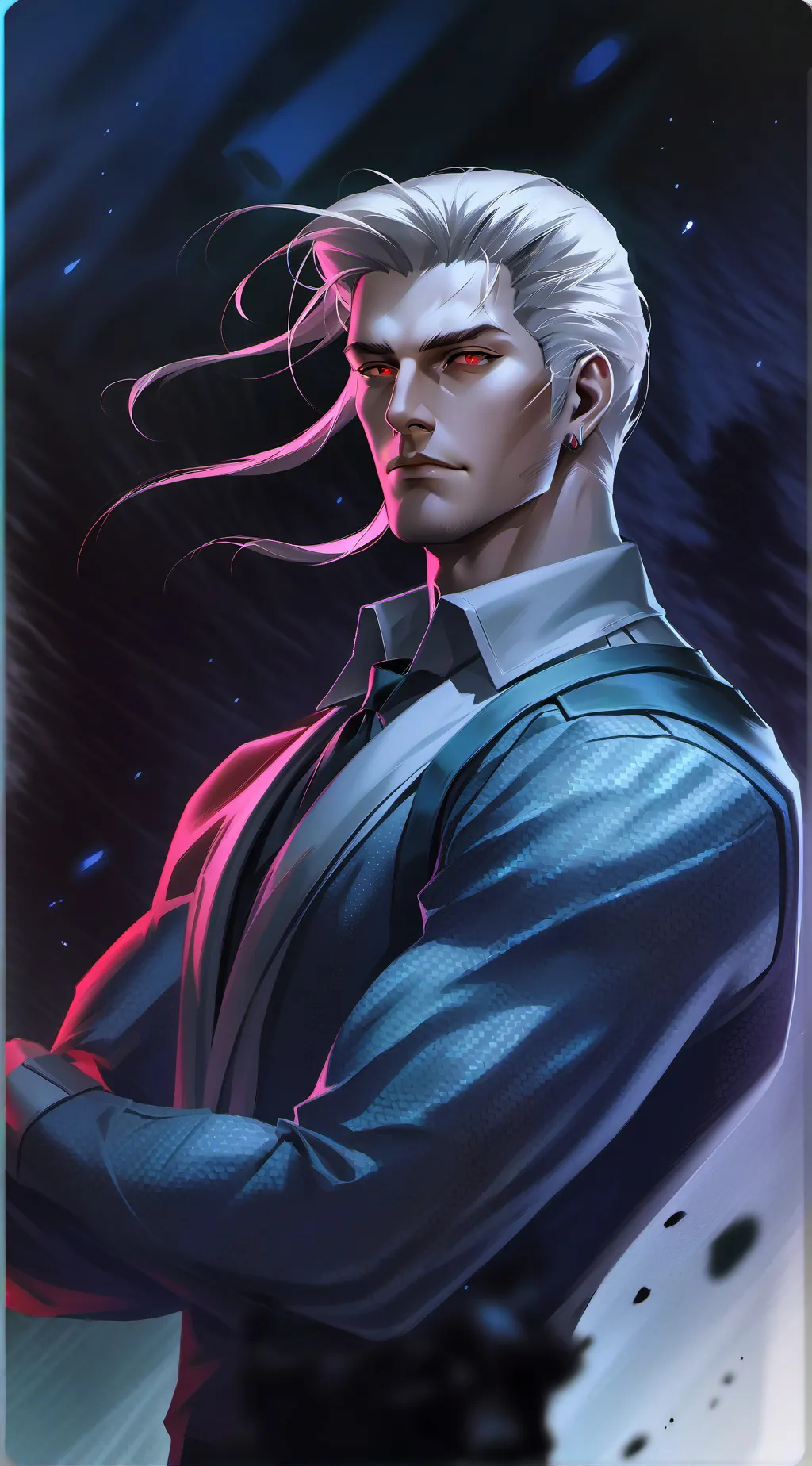 ai character: Maxon  background