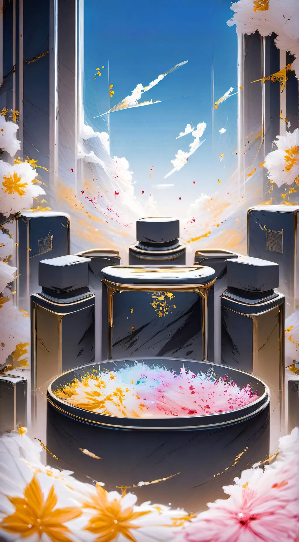 ai character: Emotibox Happiness background