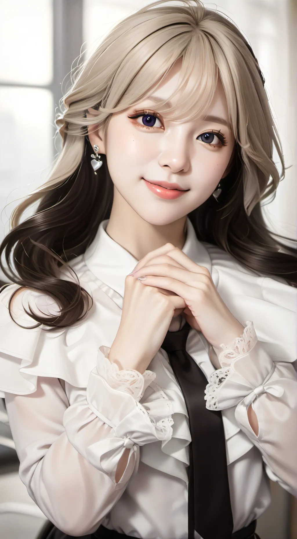 ai character: Femmie Crysta background