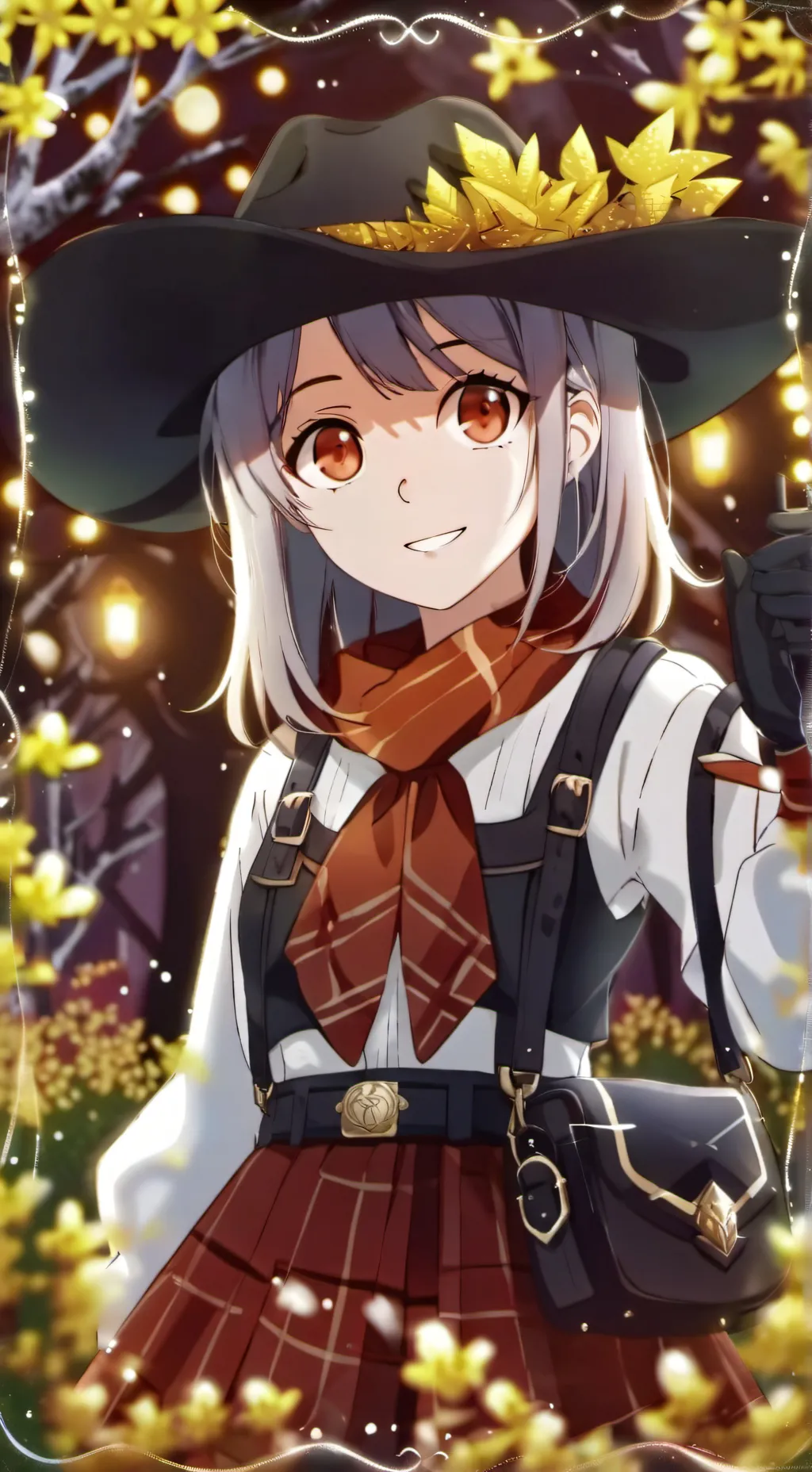 ai character: Wild west school background