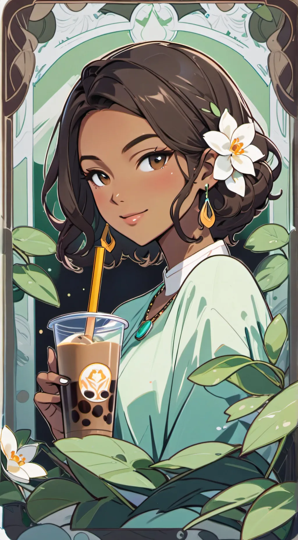 ai character: Rose  background