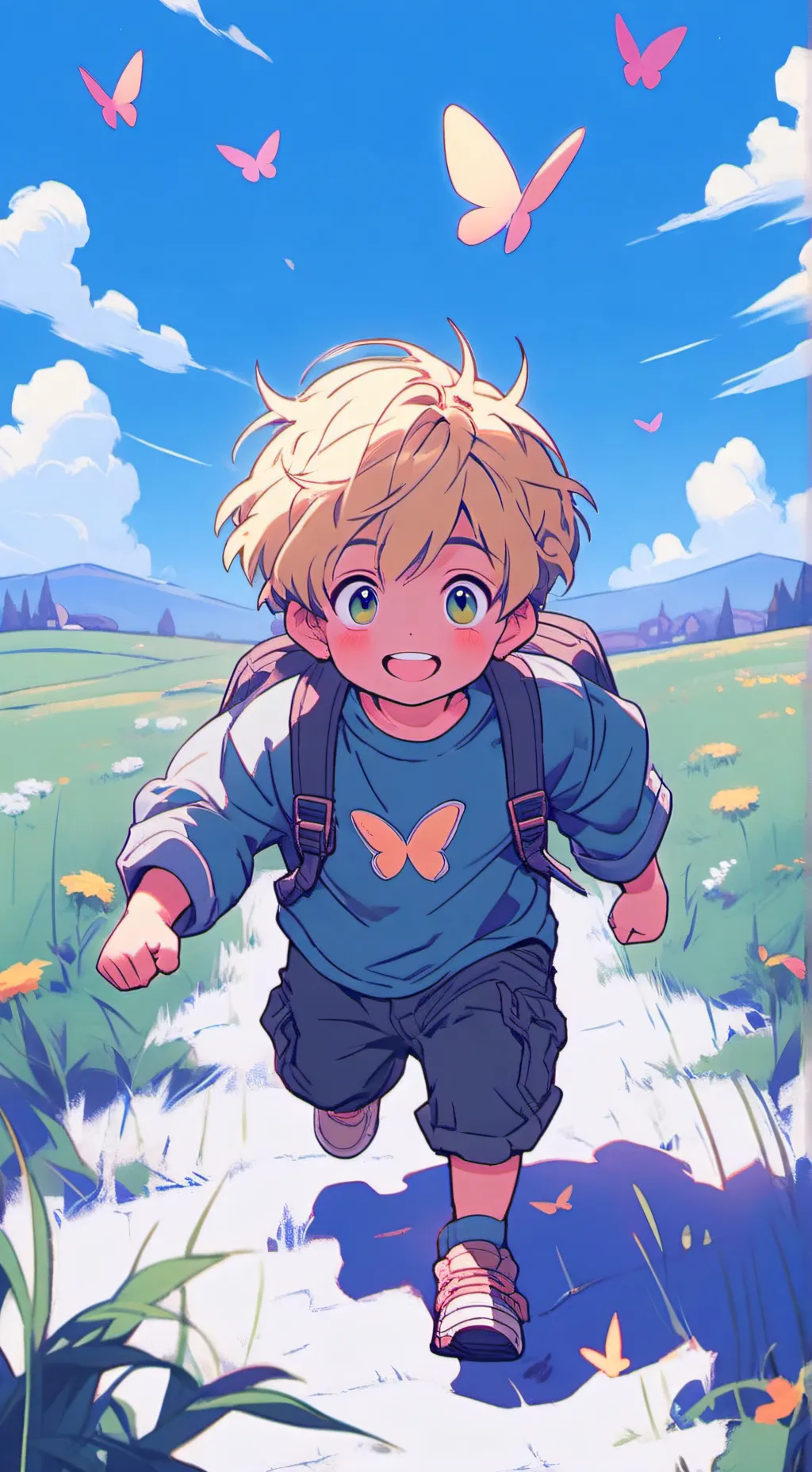 ai character: Mha kid Y/N?! background