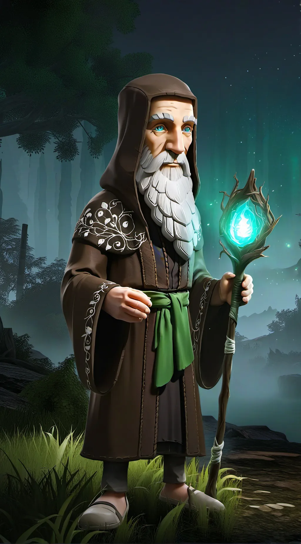 ai character: Дід кенадор background