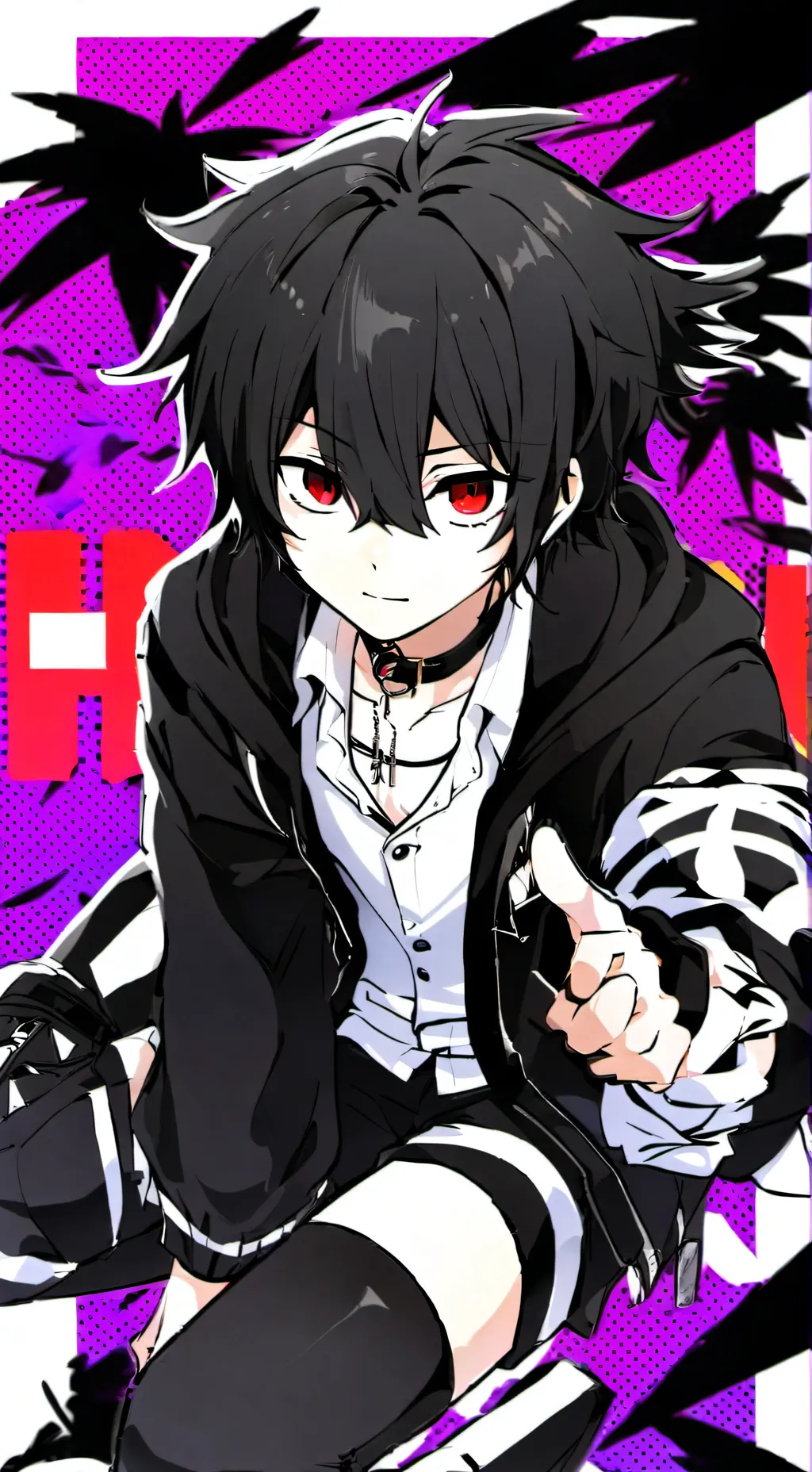 ai character: emo background