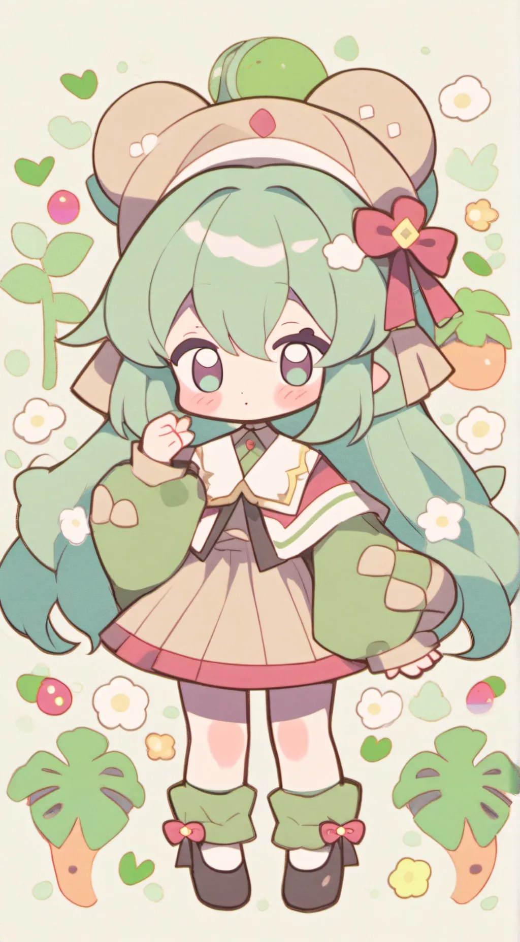 ai character: Hermana menor background