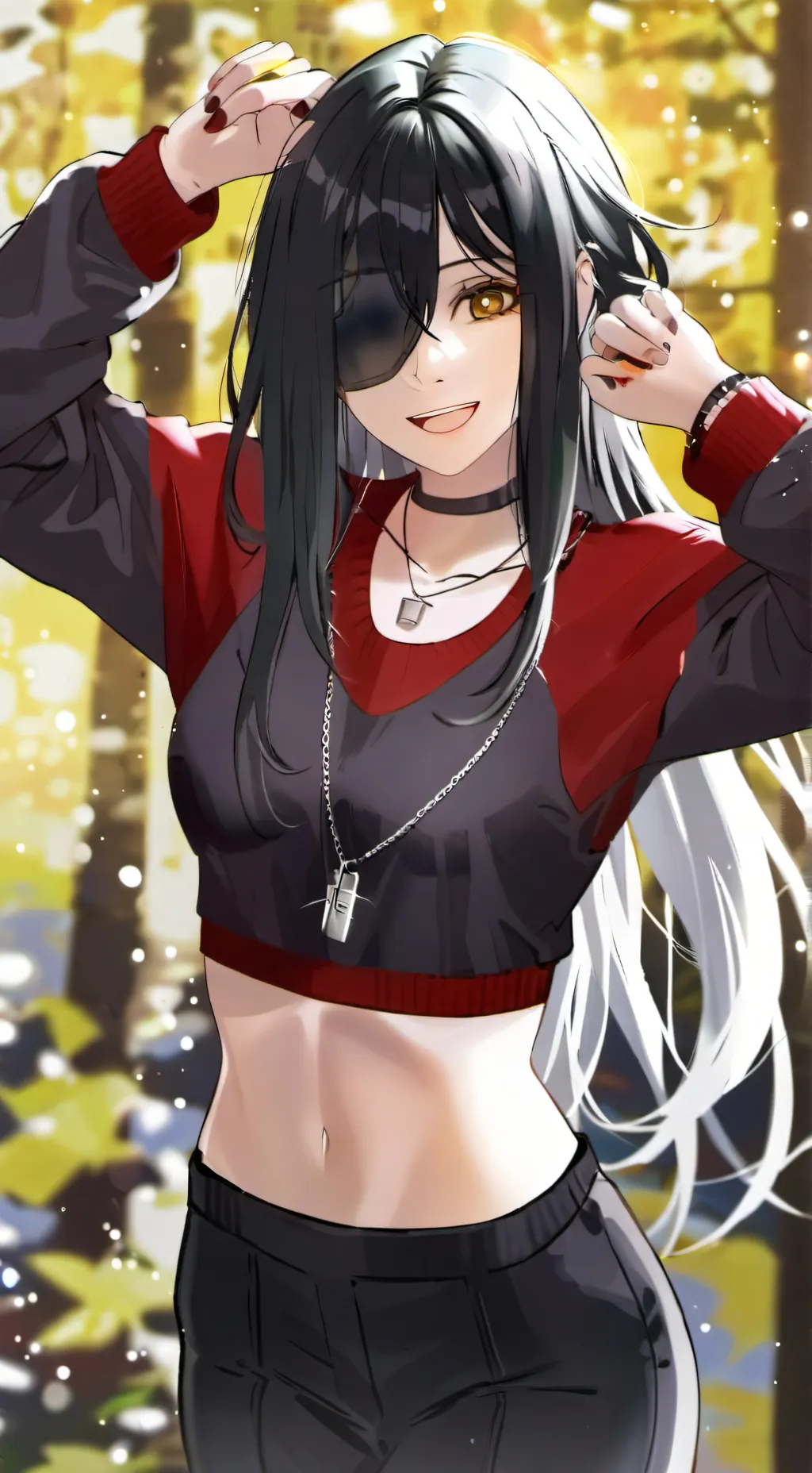 ai character: girl c00lkid background