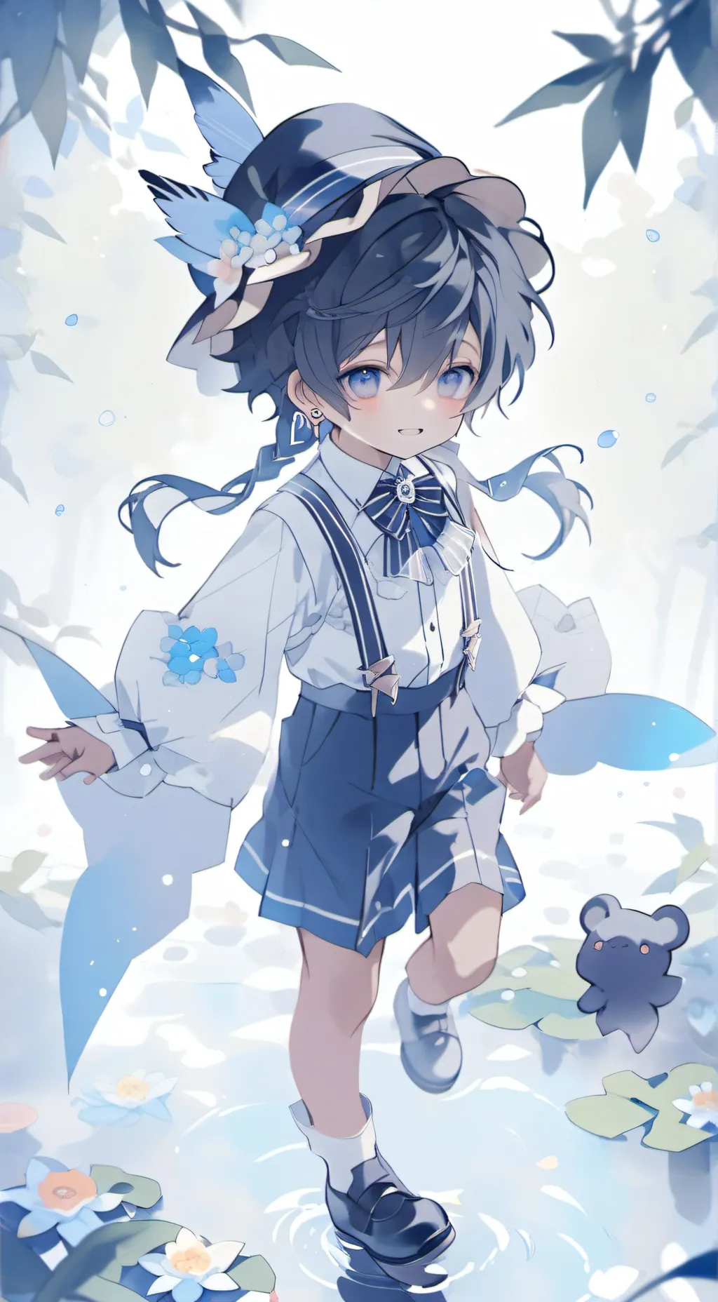 ai character: angryhugs background