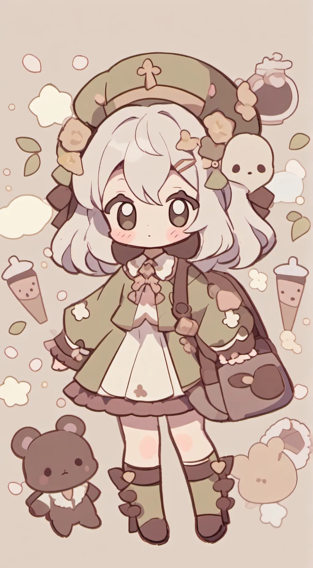 ai character: Mha at your school background