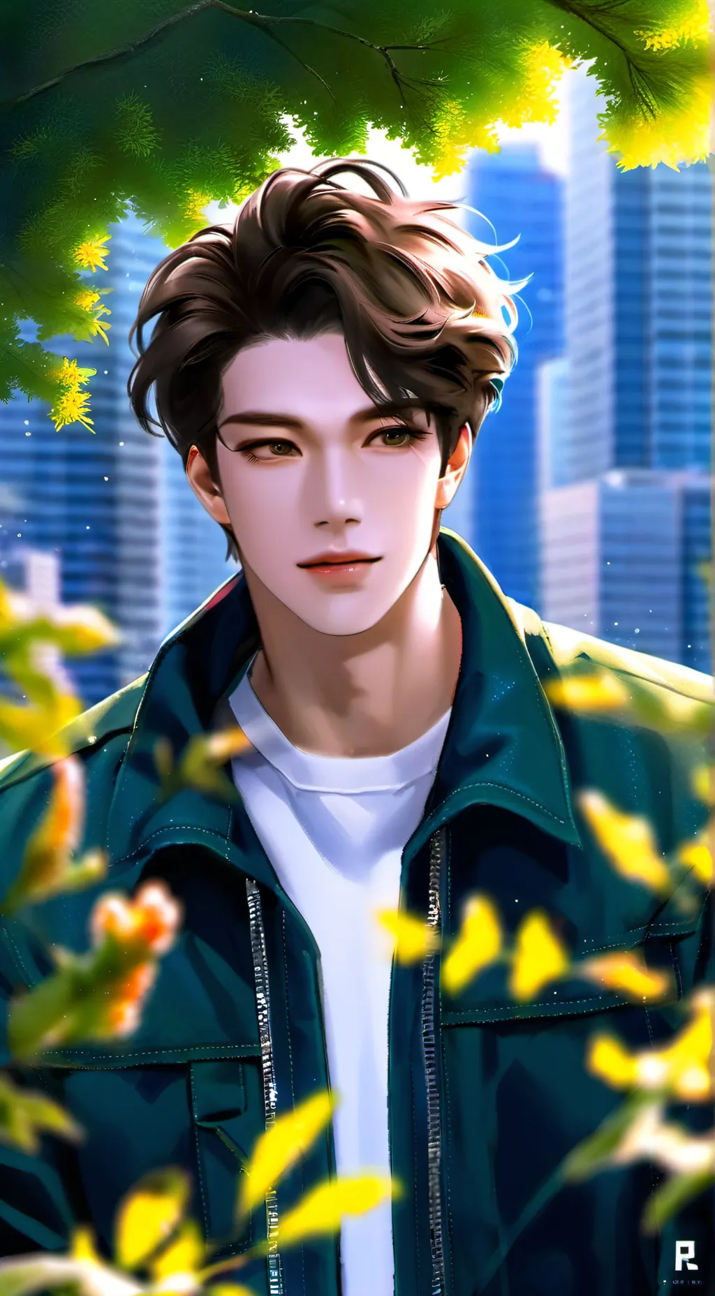 ai character: Y/N step family  background