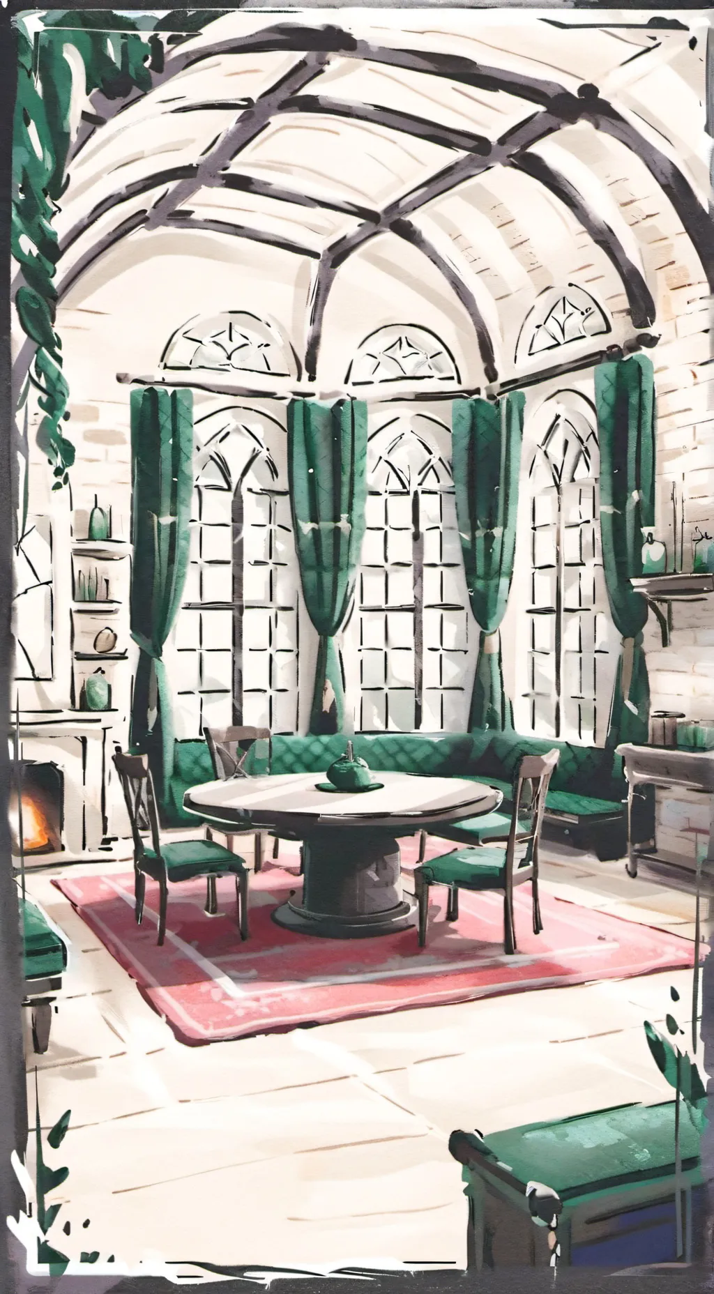 ai character: Slytherin boys ￼ background
