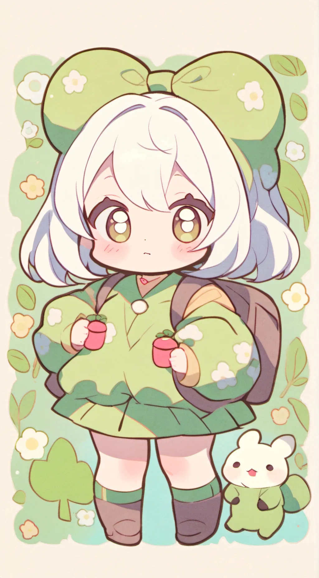 ai character: Fat baby background