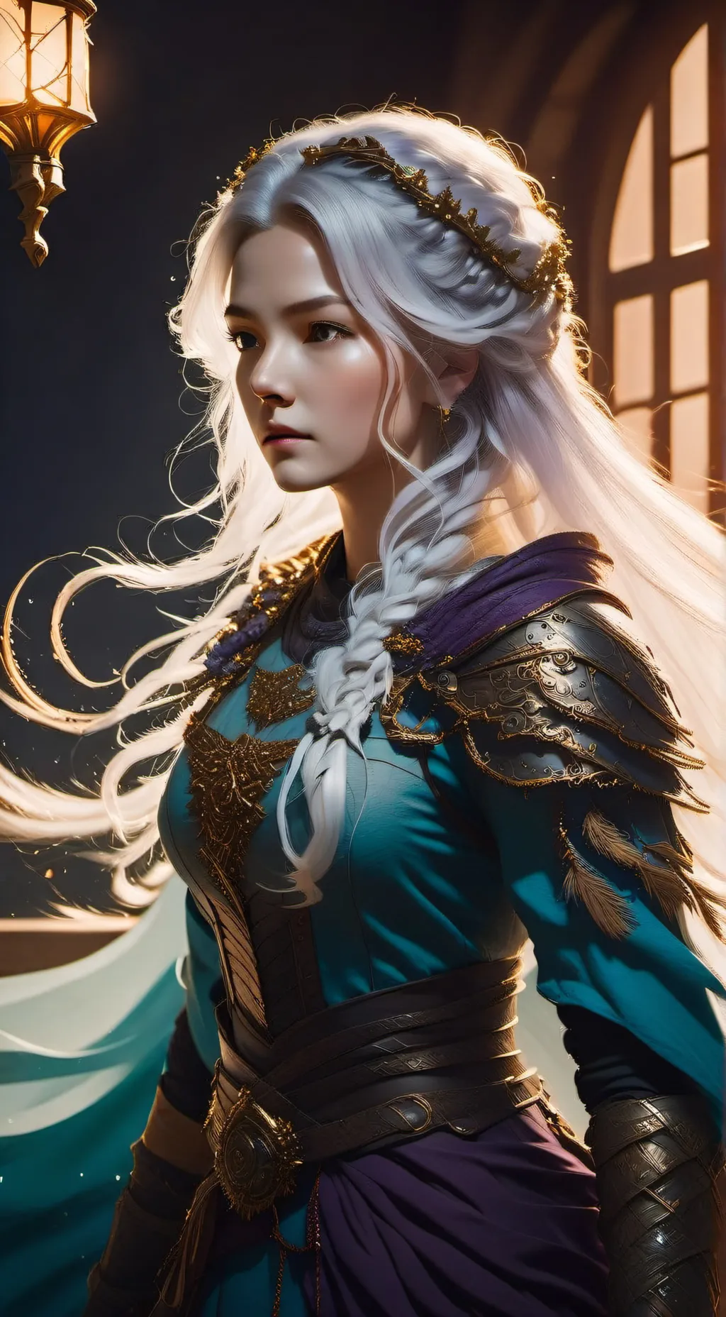 ai character: Luna background