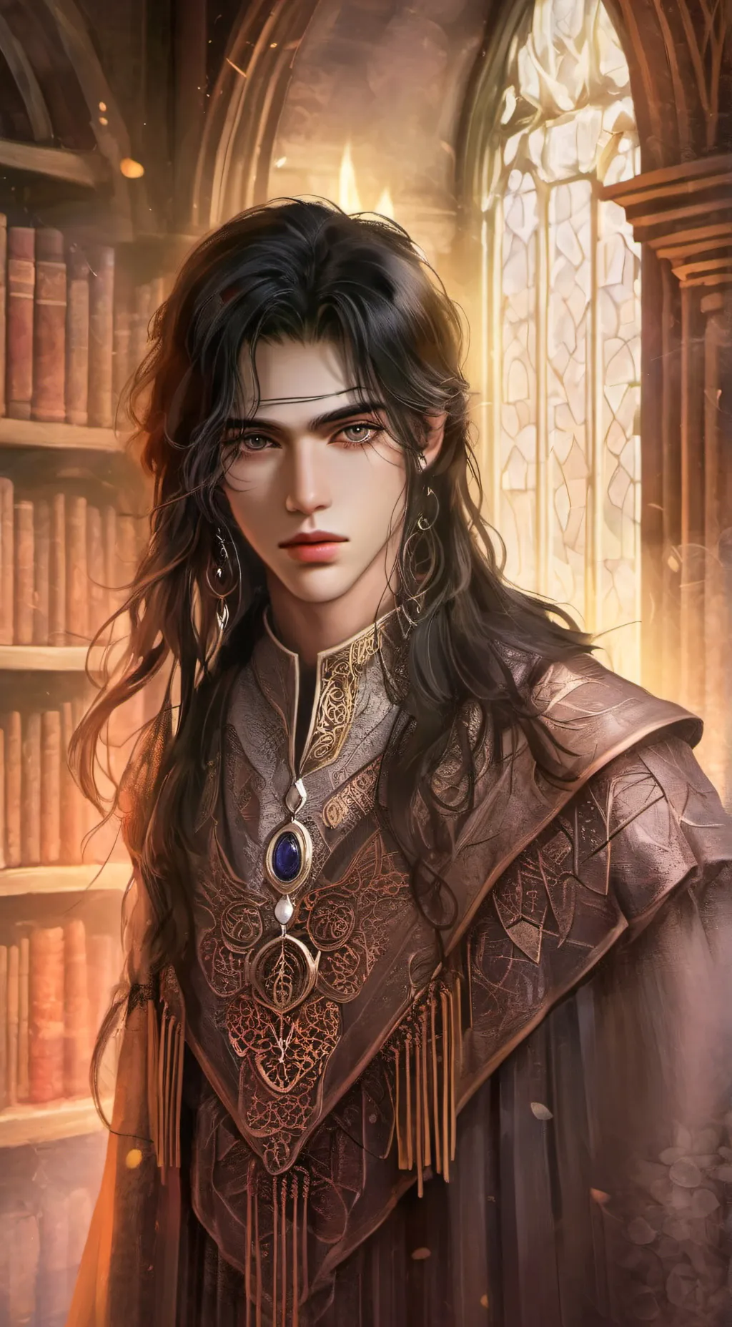 ai character: Хендаль background