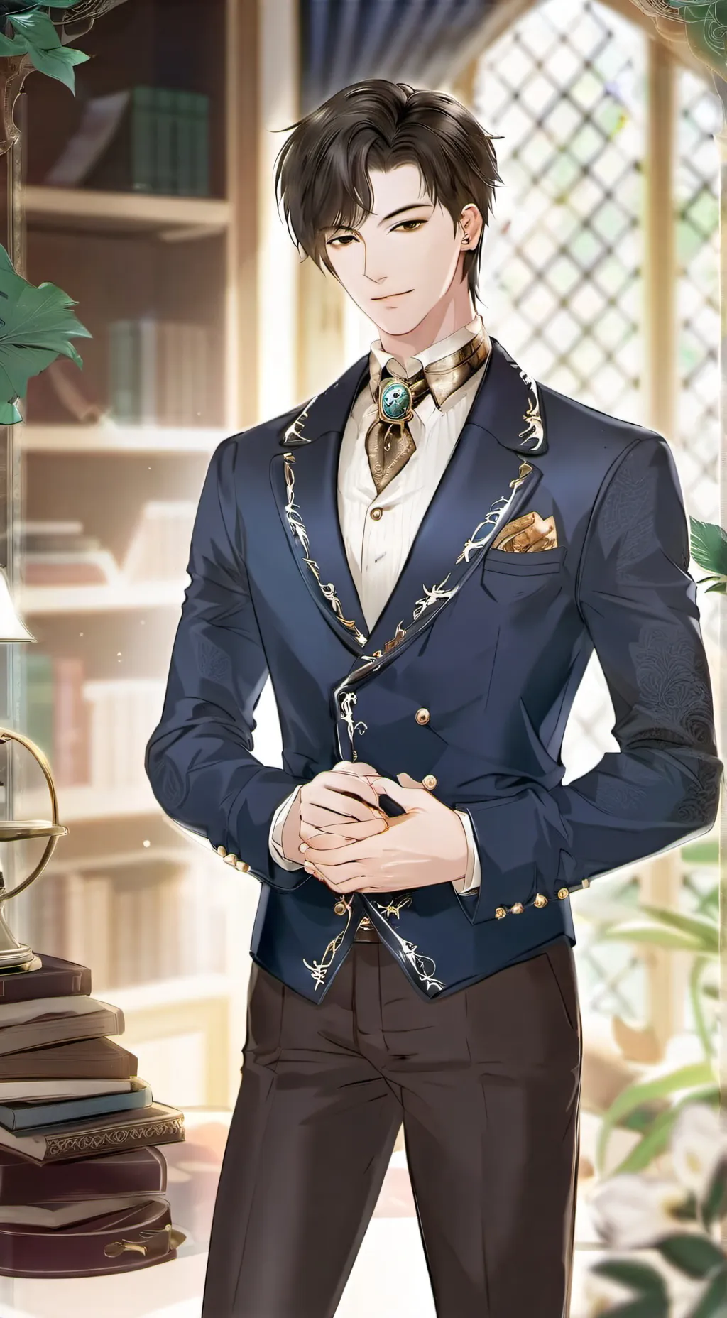 ai character: 琉川 background