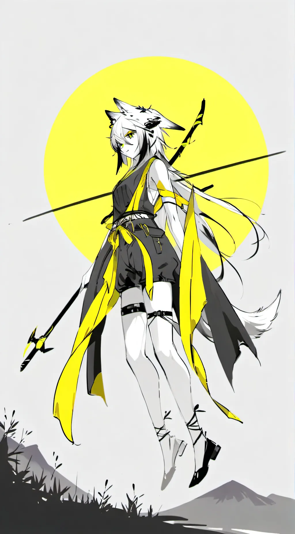 ai character: Lunar background