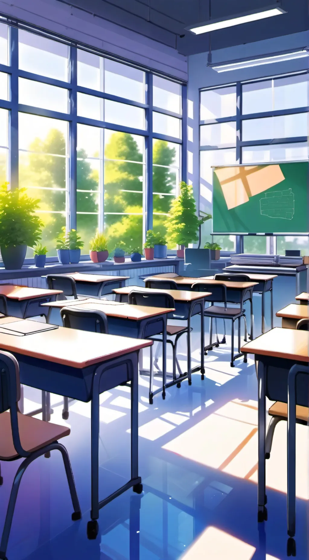 ai character: That School Story background