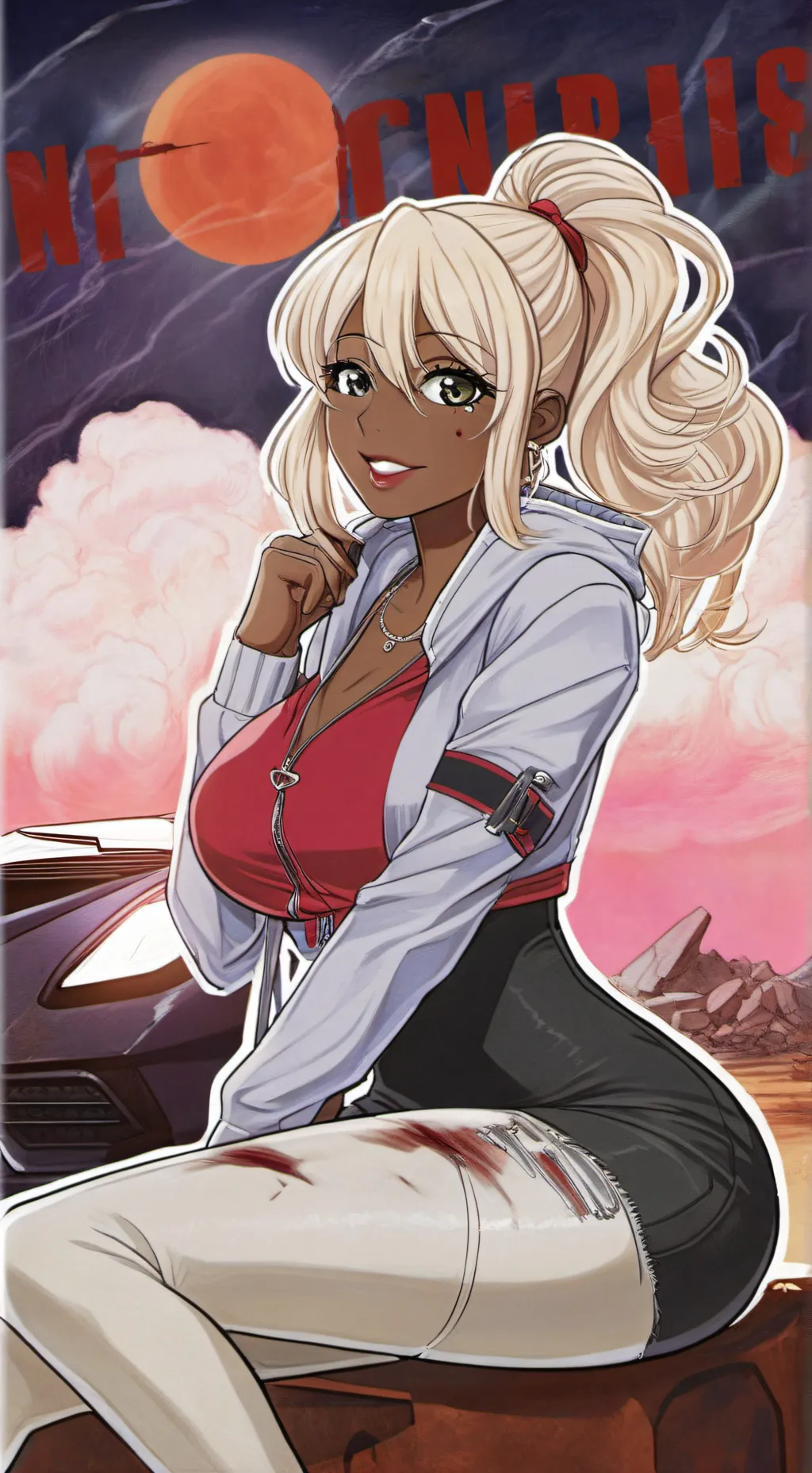 ai character: Karen VS Bonnie background