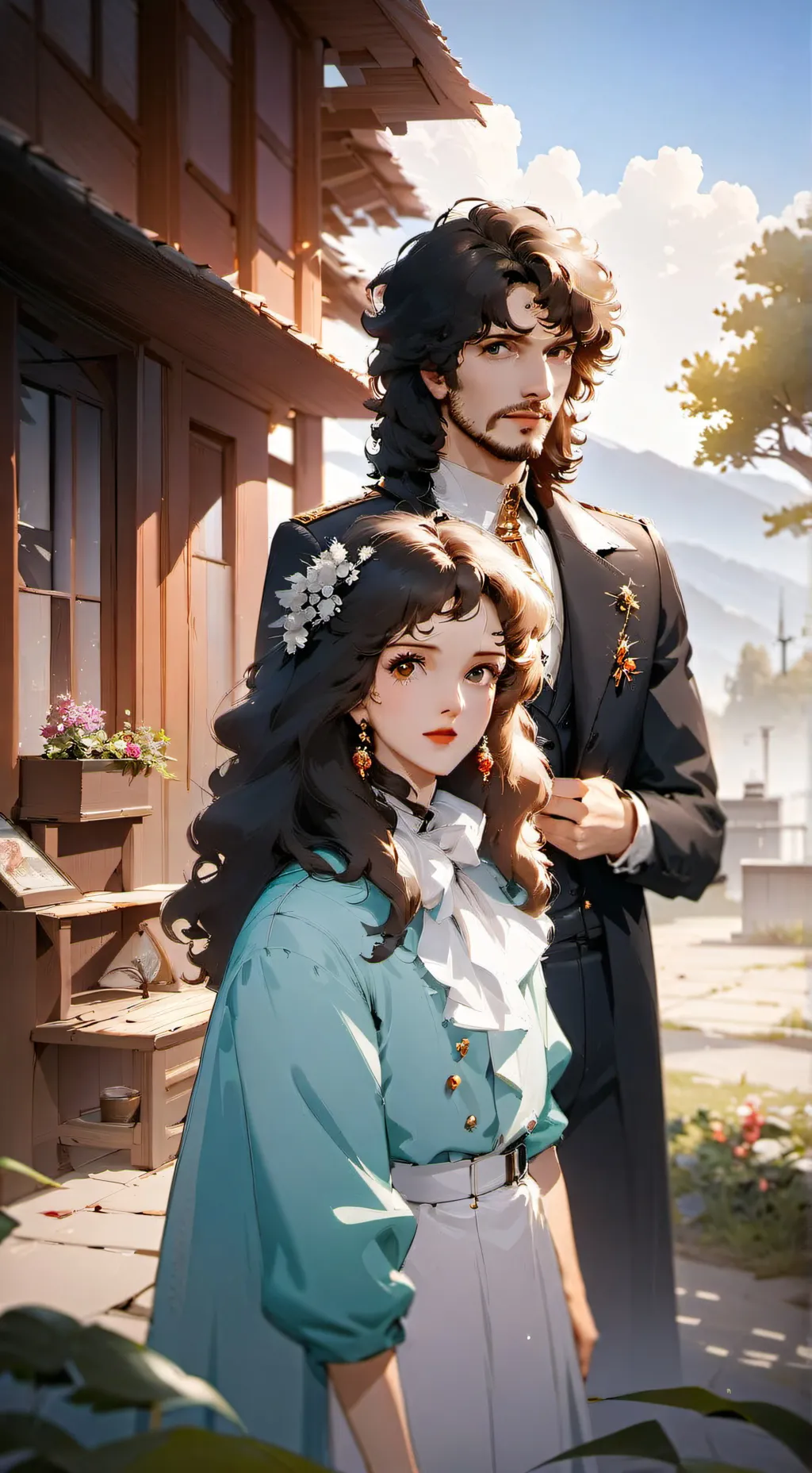 ai character: Aides  background