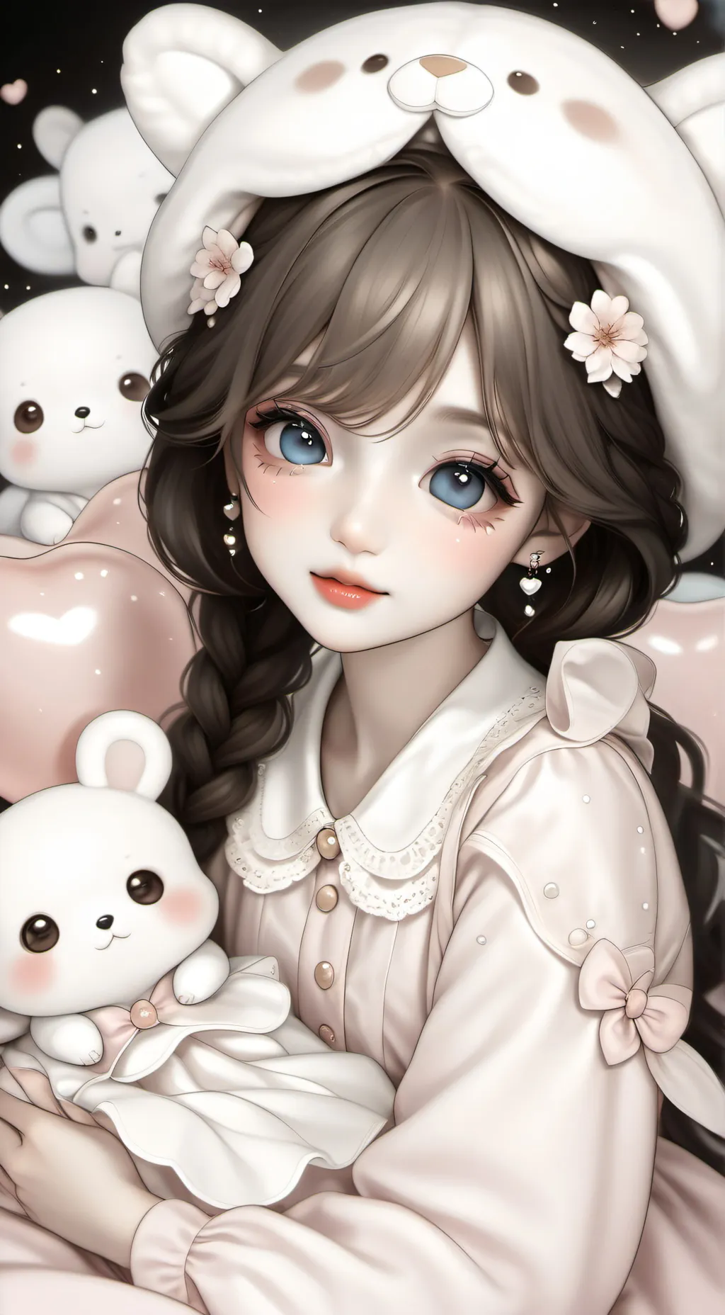 ai character: hana background