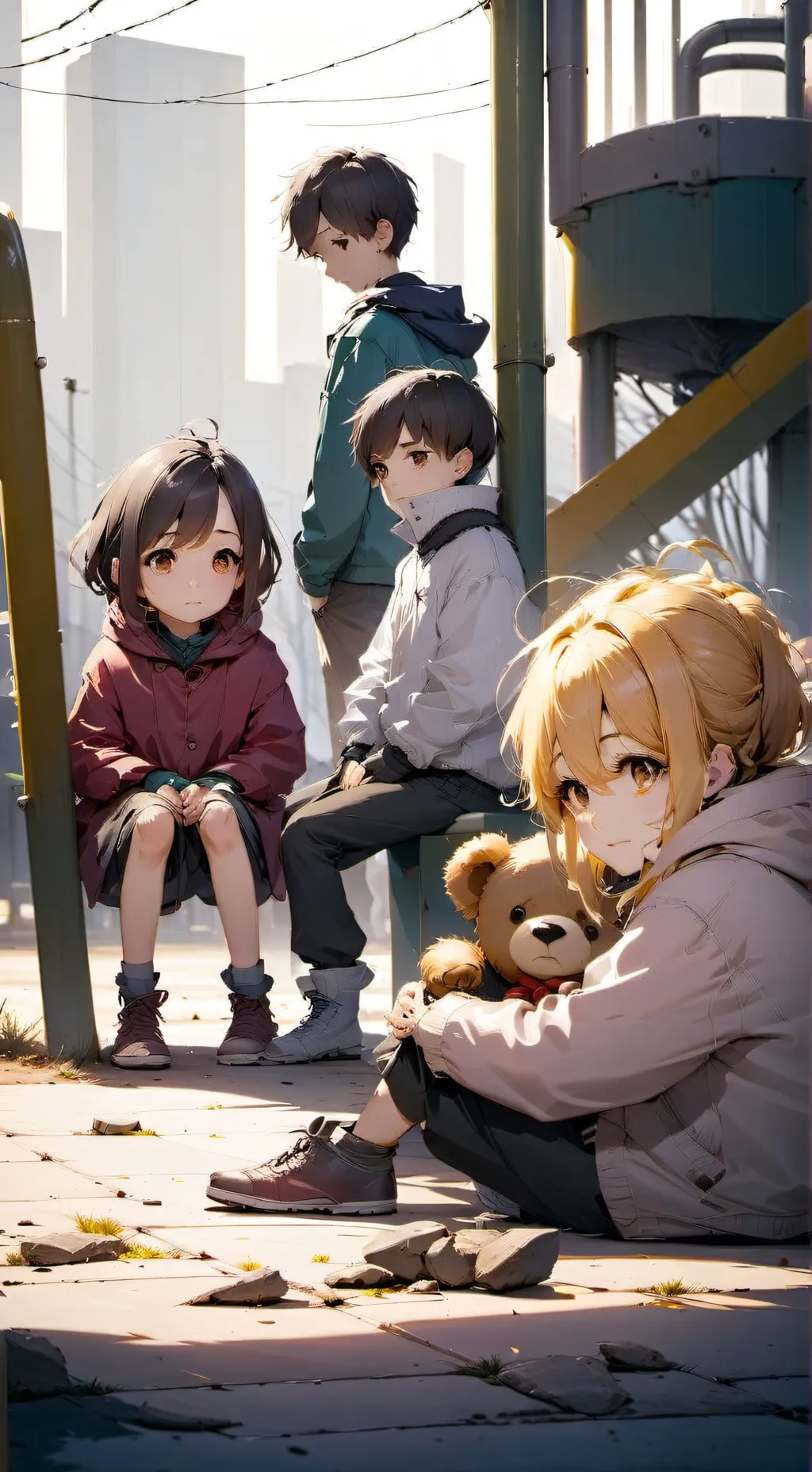 ai character: FINISH THE LYRICS background