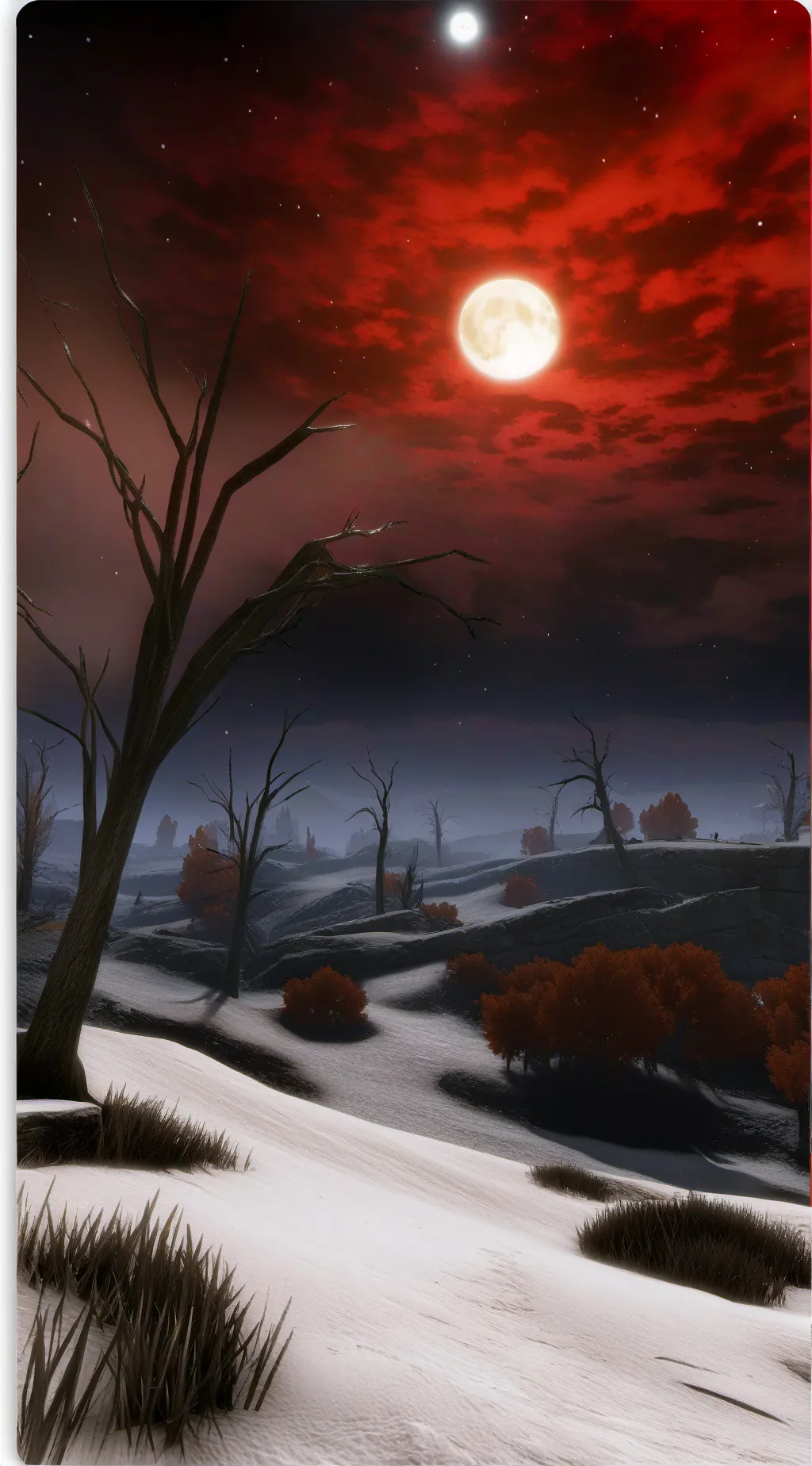 ai character: Dodxforsaken xmas background