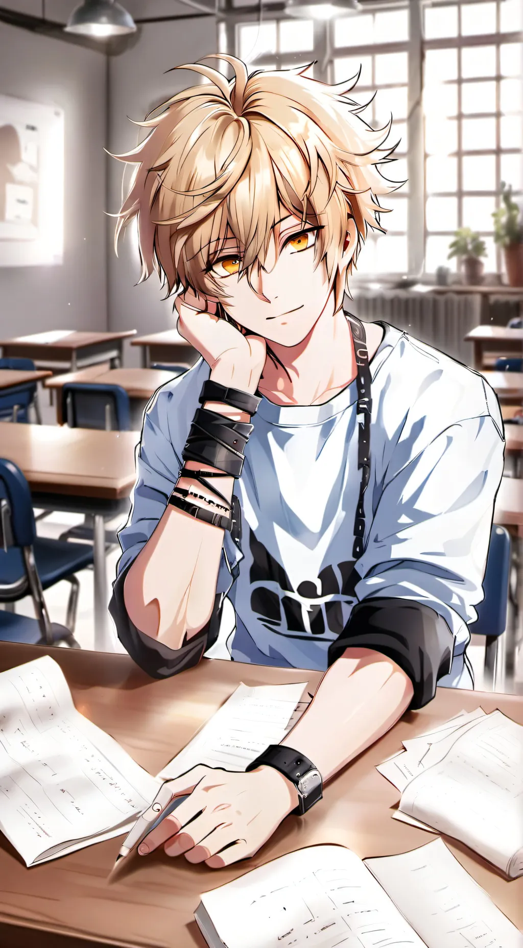 ai character: Kaidyn  background